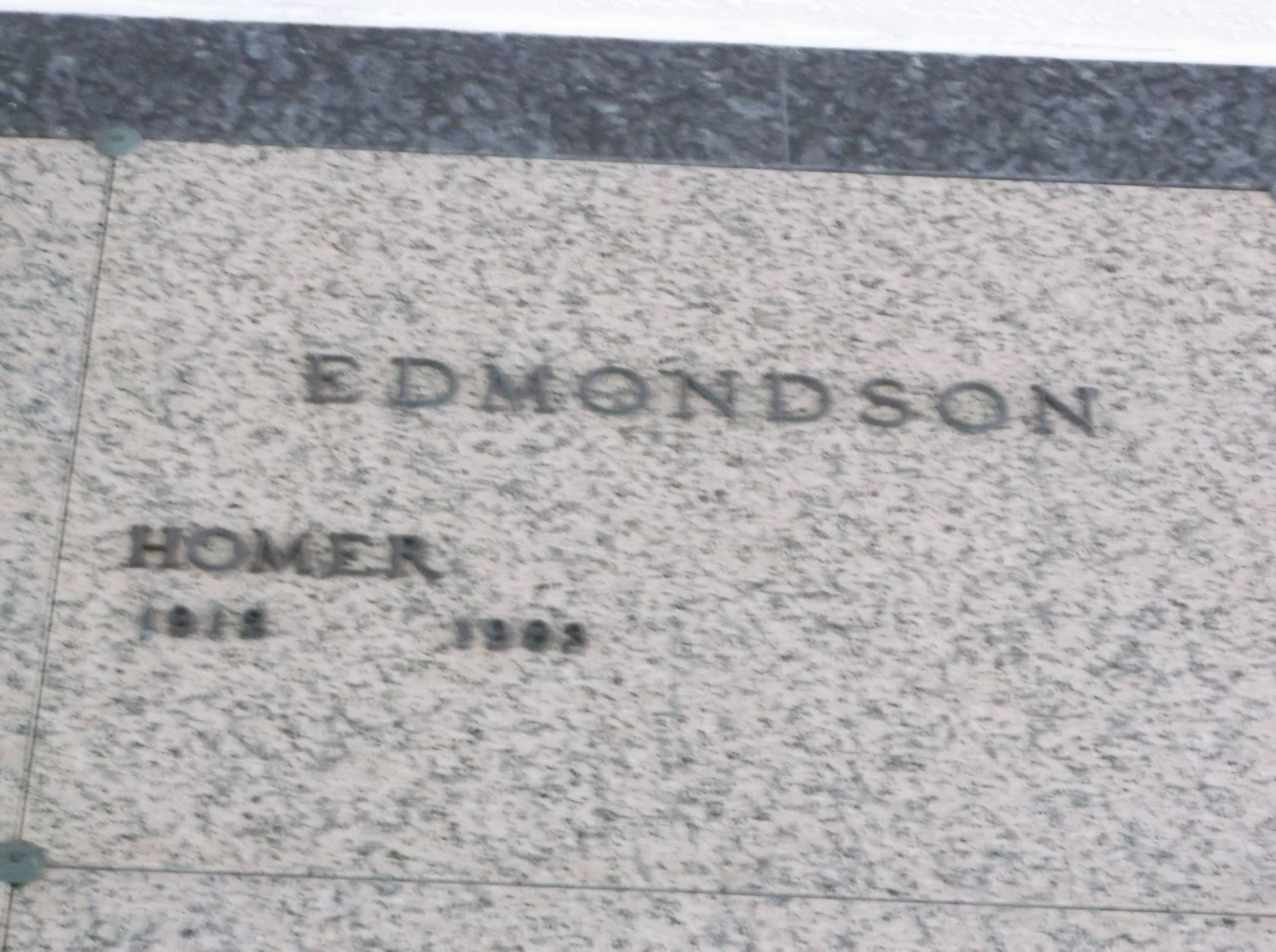 Homer Edmondson