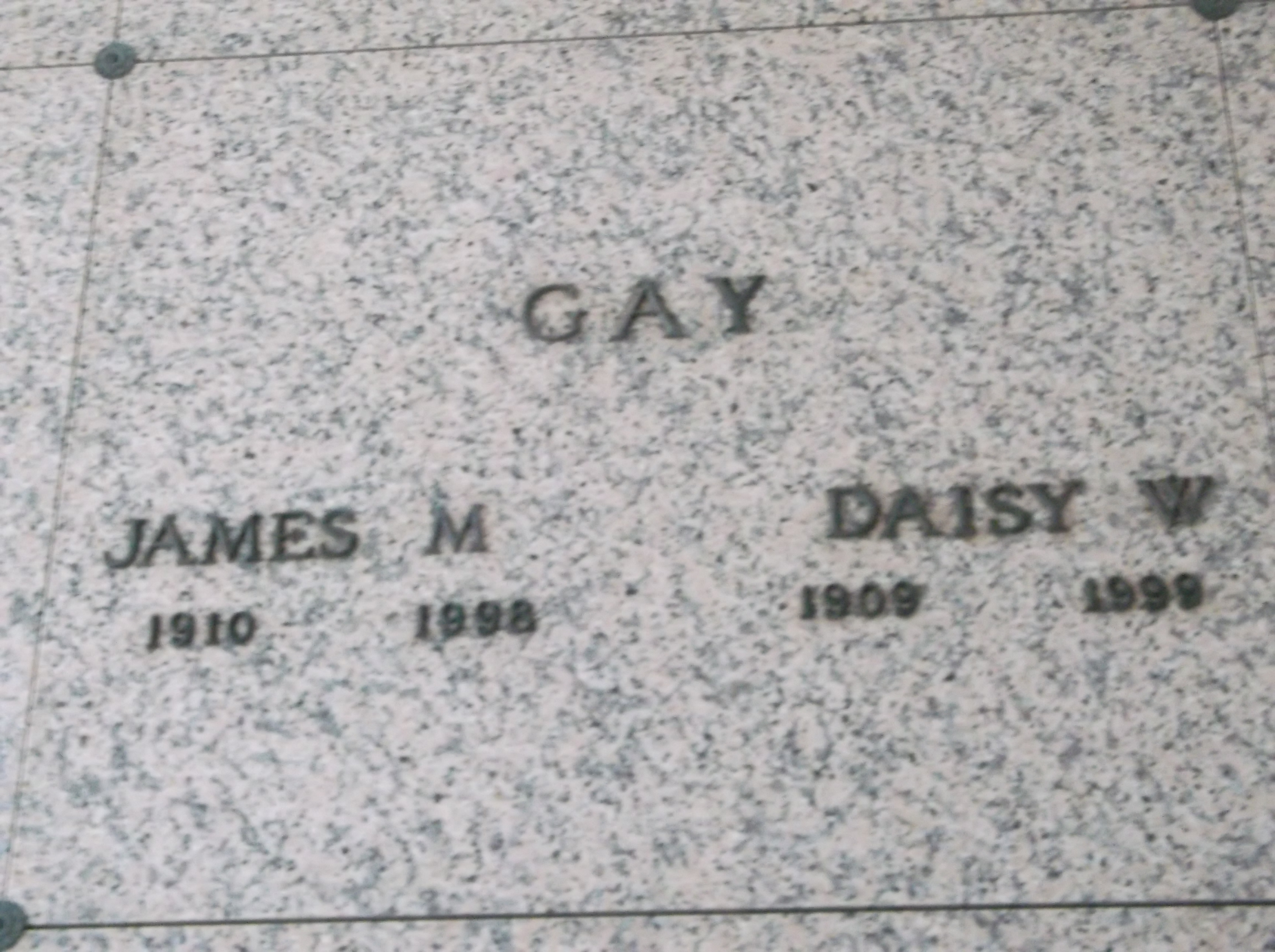 Daisy W Gay