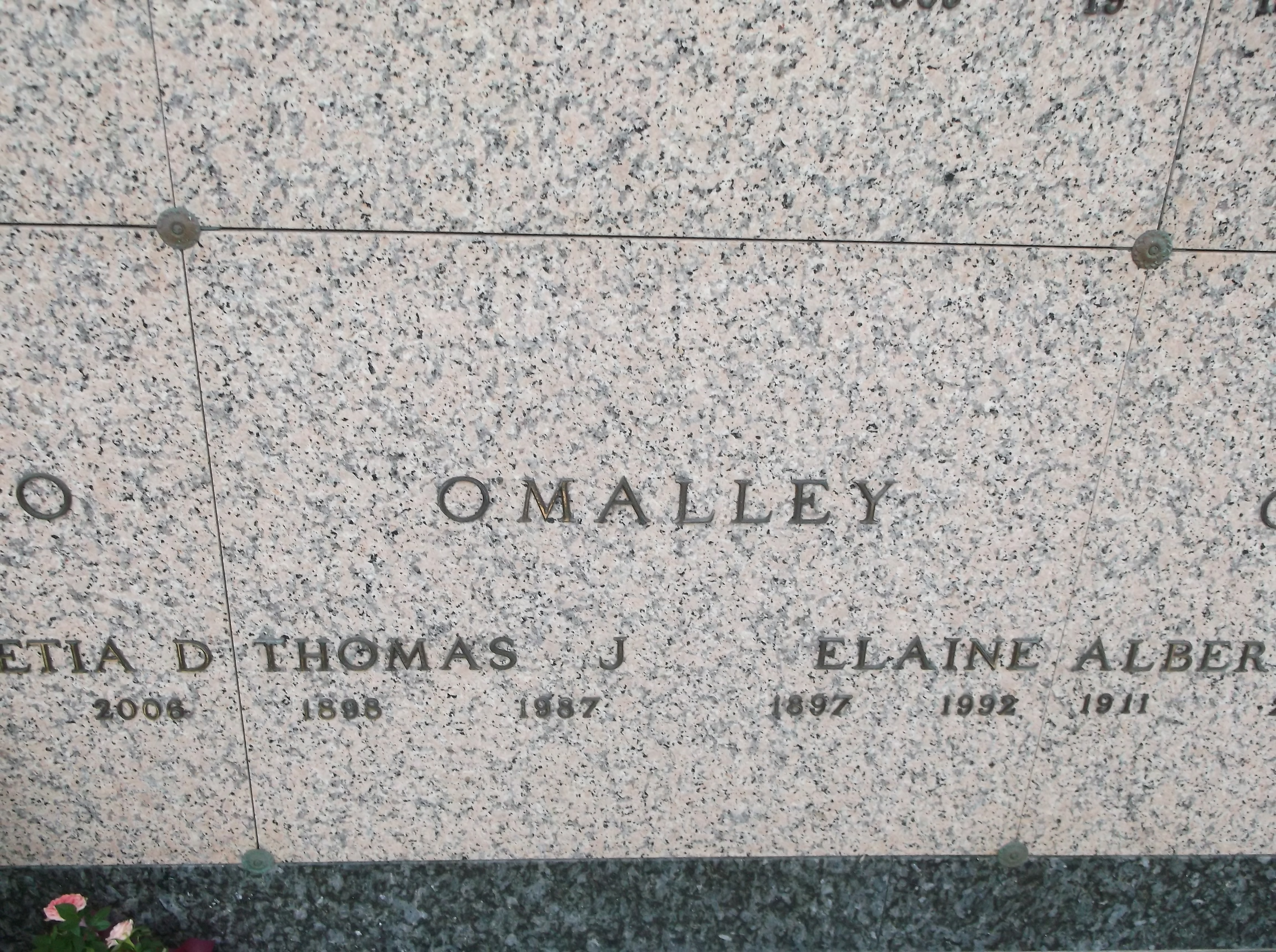 Thomas J O Malley