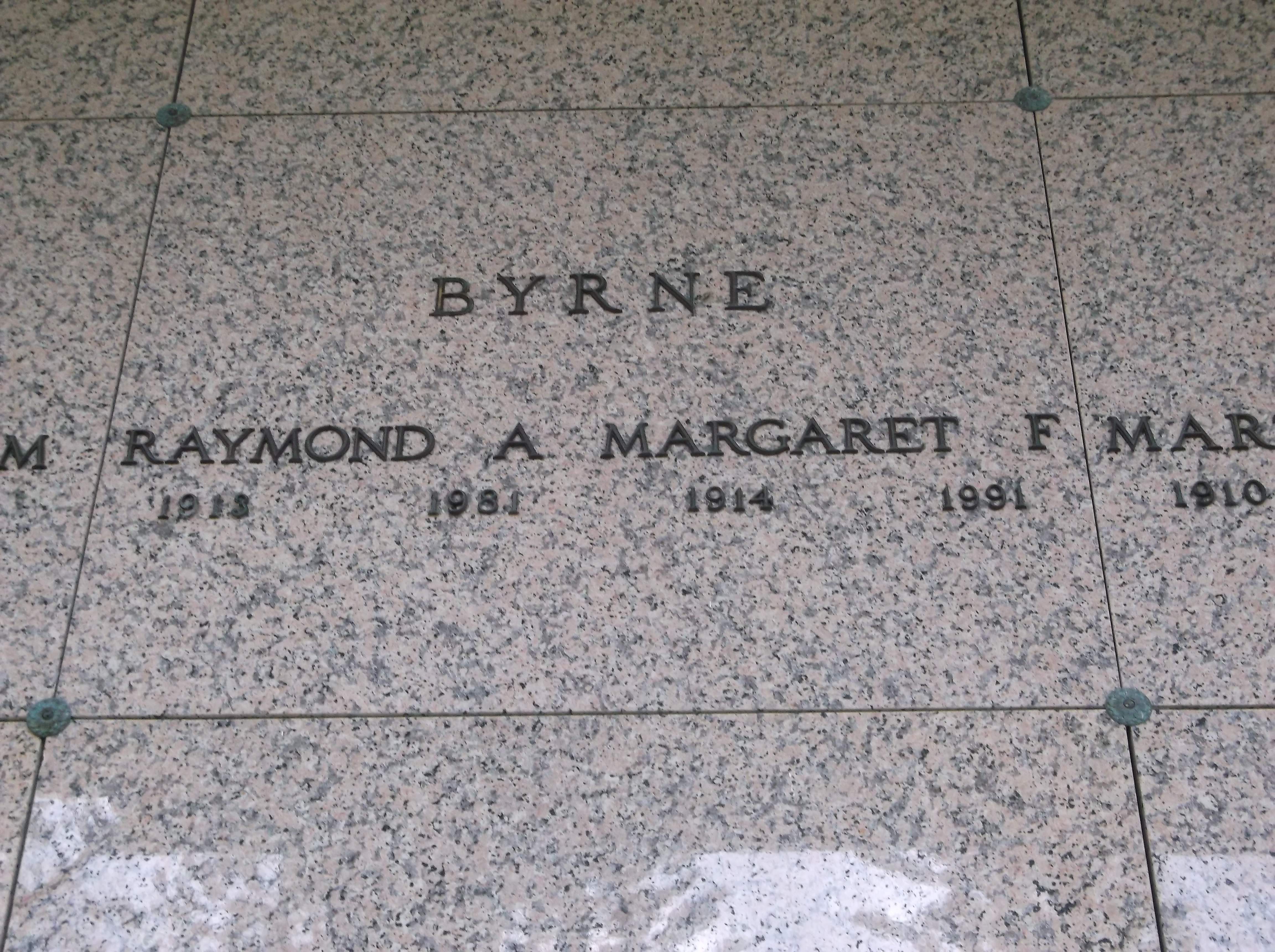 Raymond A Byrne