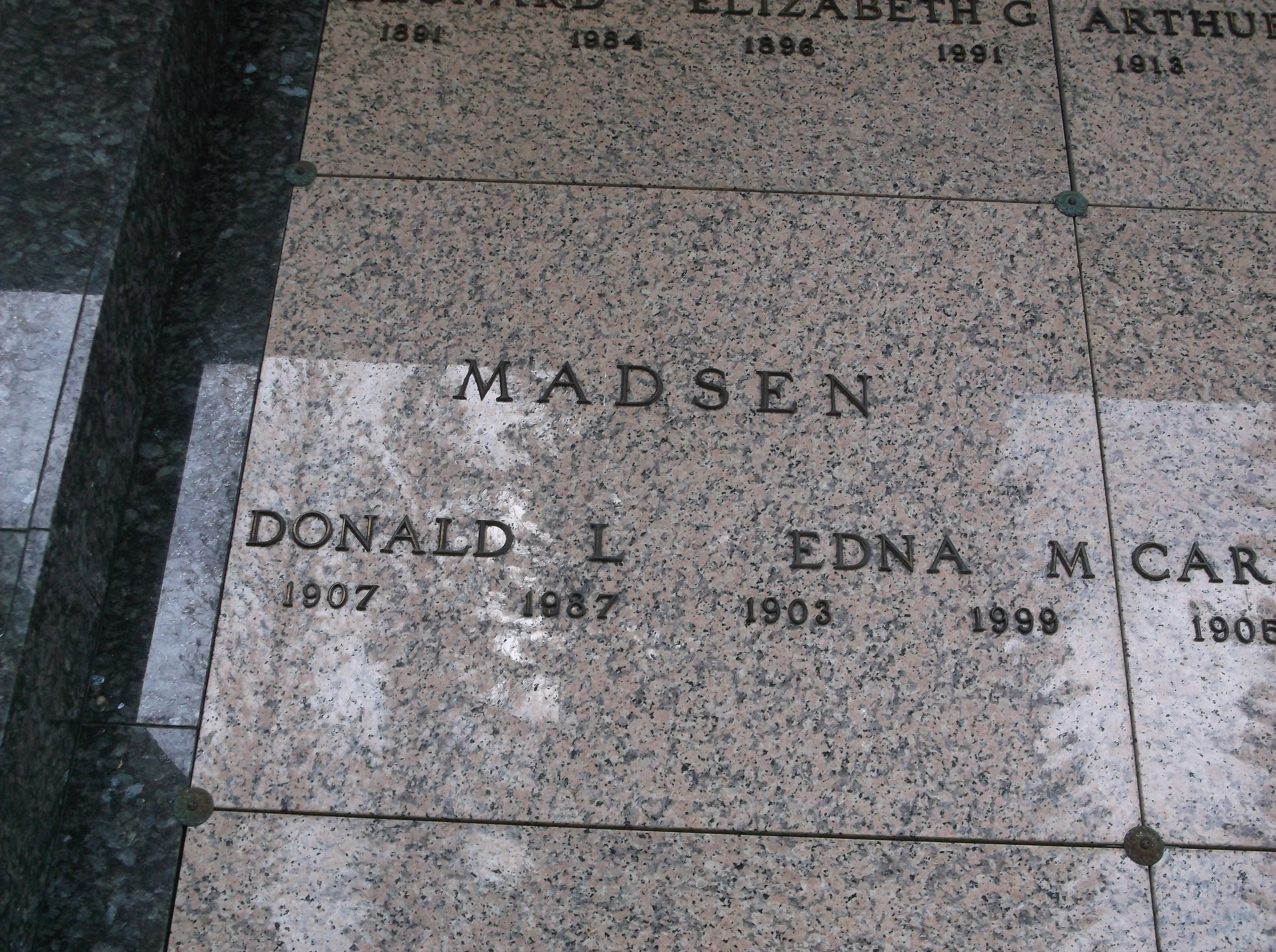 Donald L Madsen
