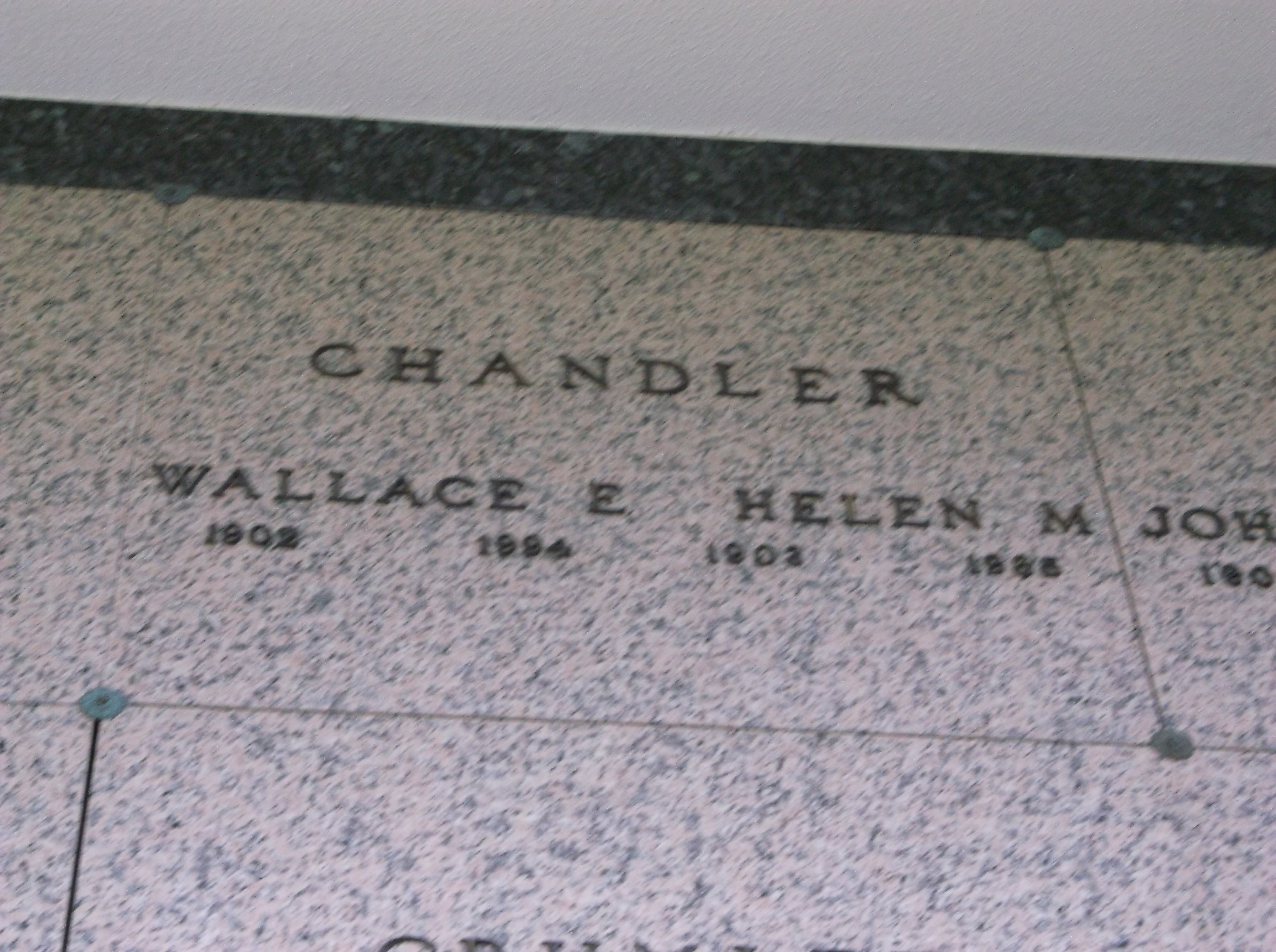 Helen M Chandler