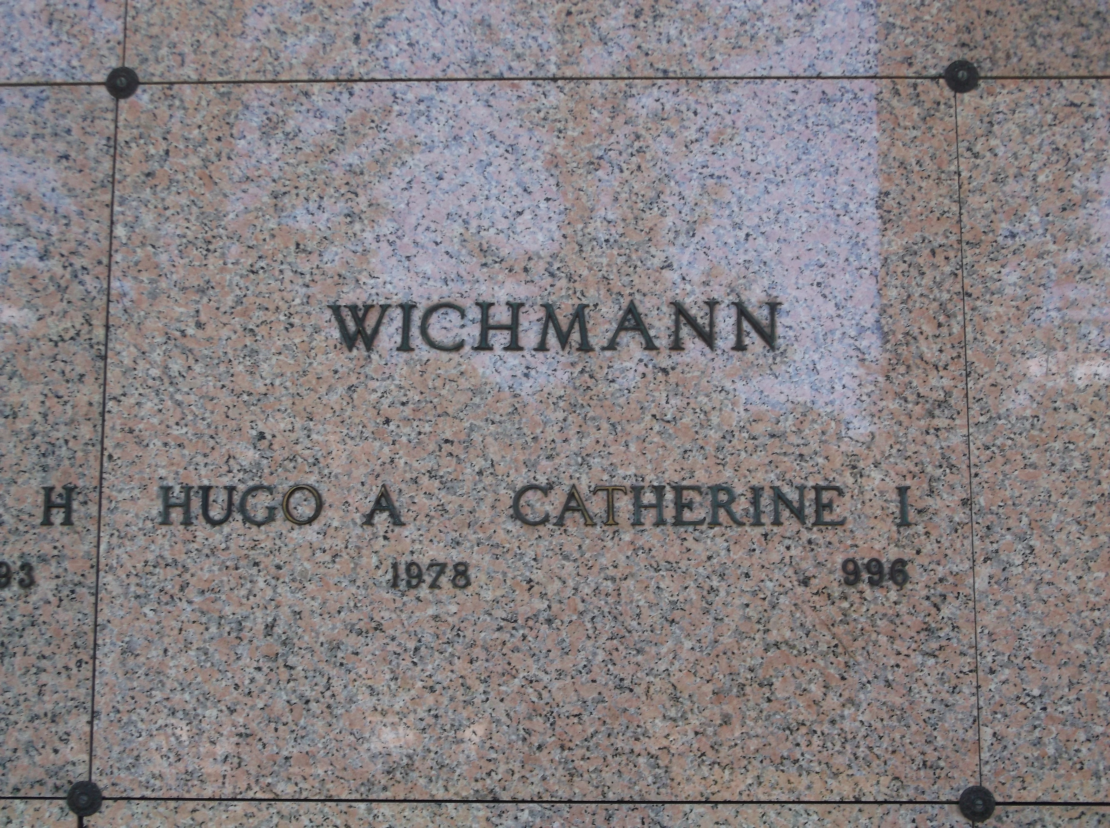 Hugo A Wichmann