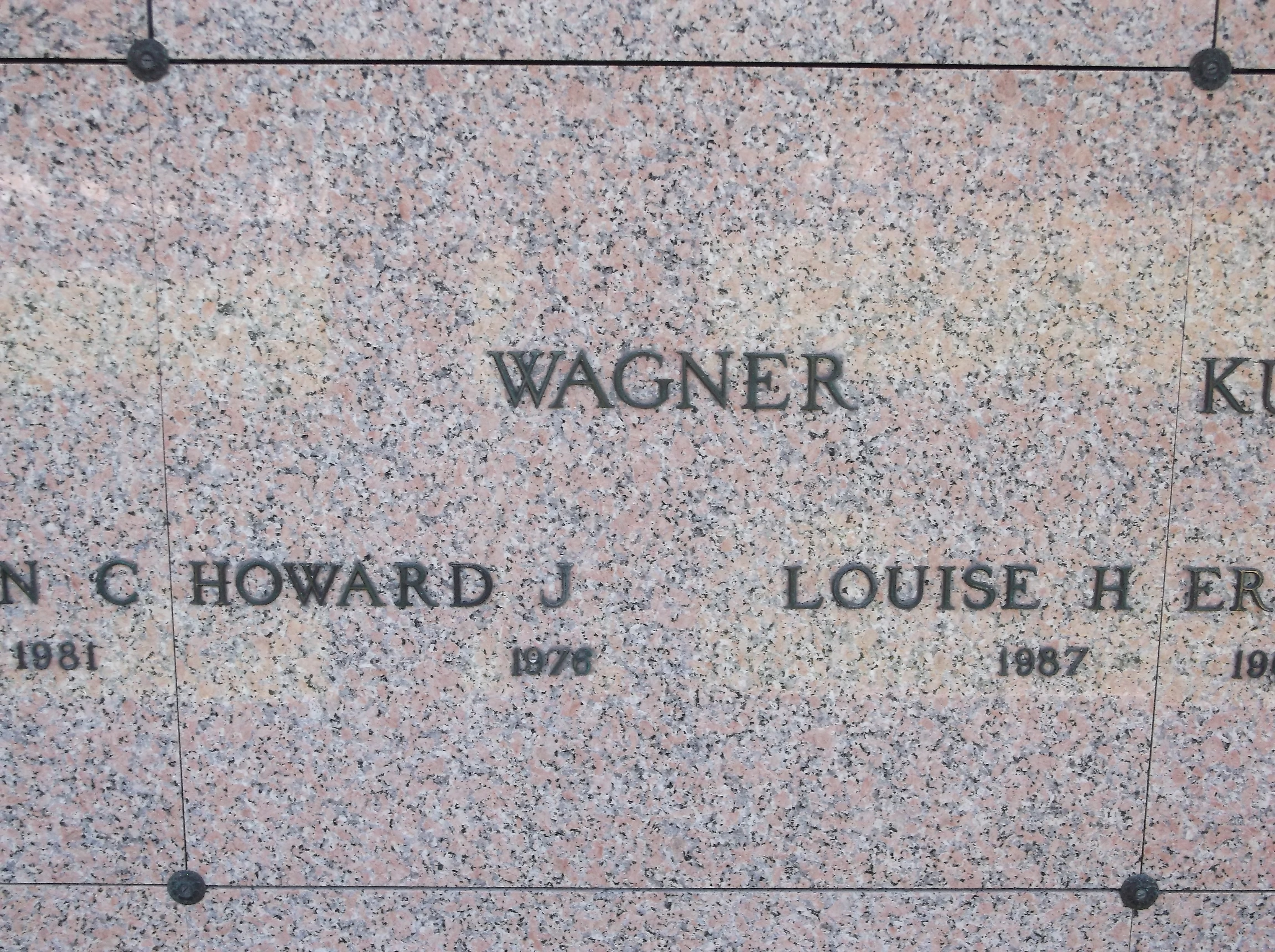 Howard J Wagner