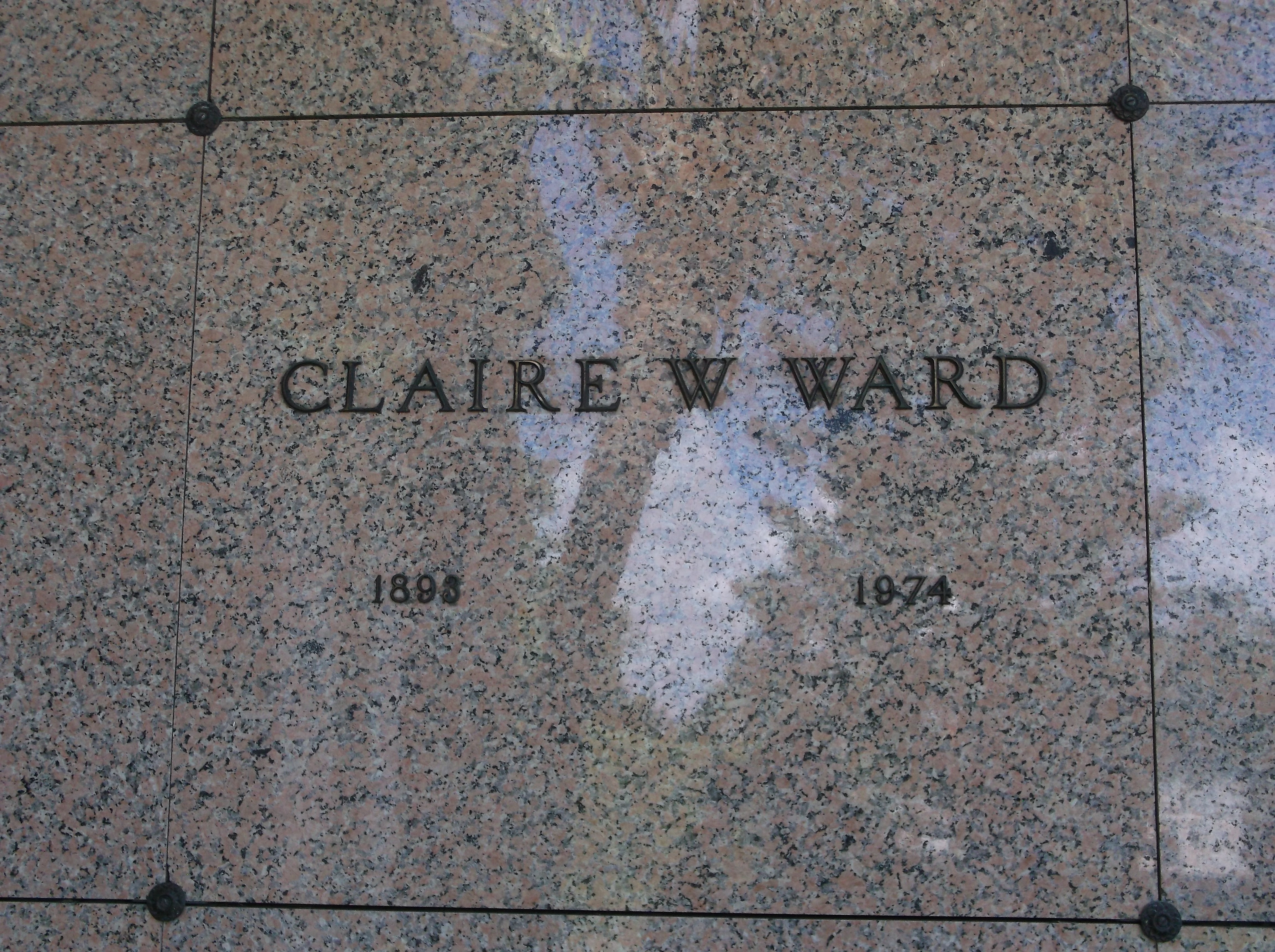 Claire W Ward