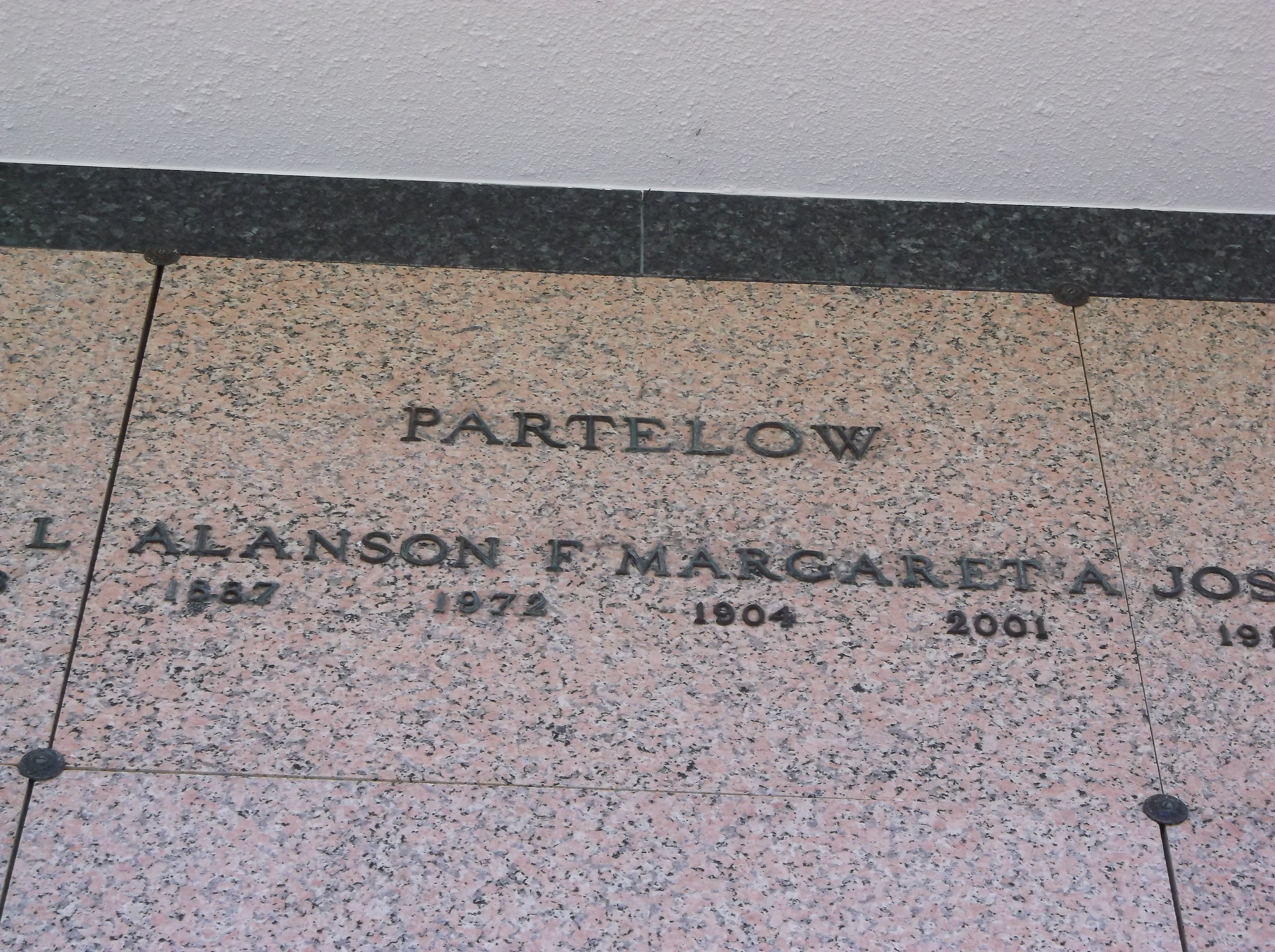 Alanson F Partelow