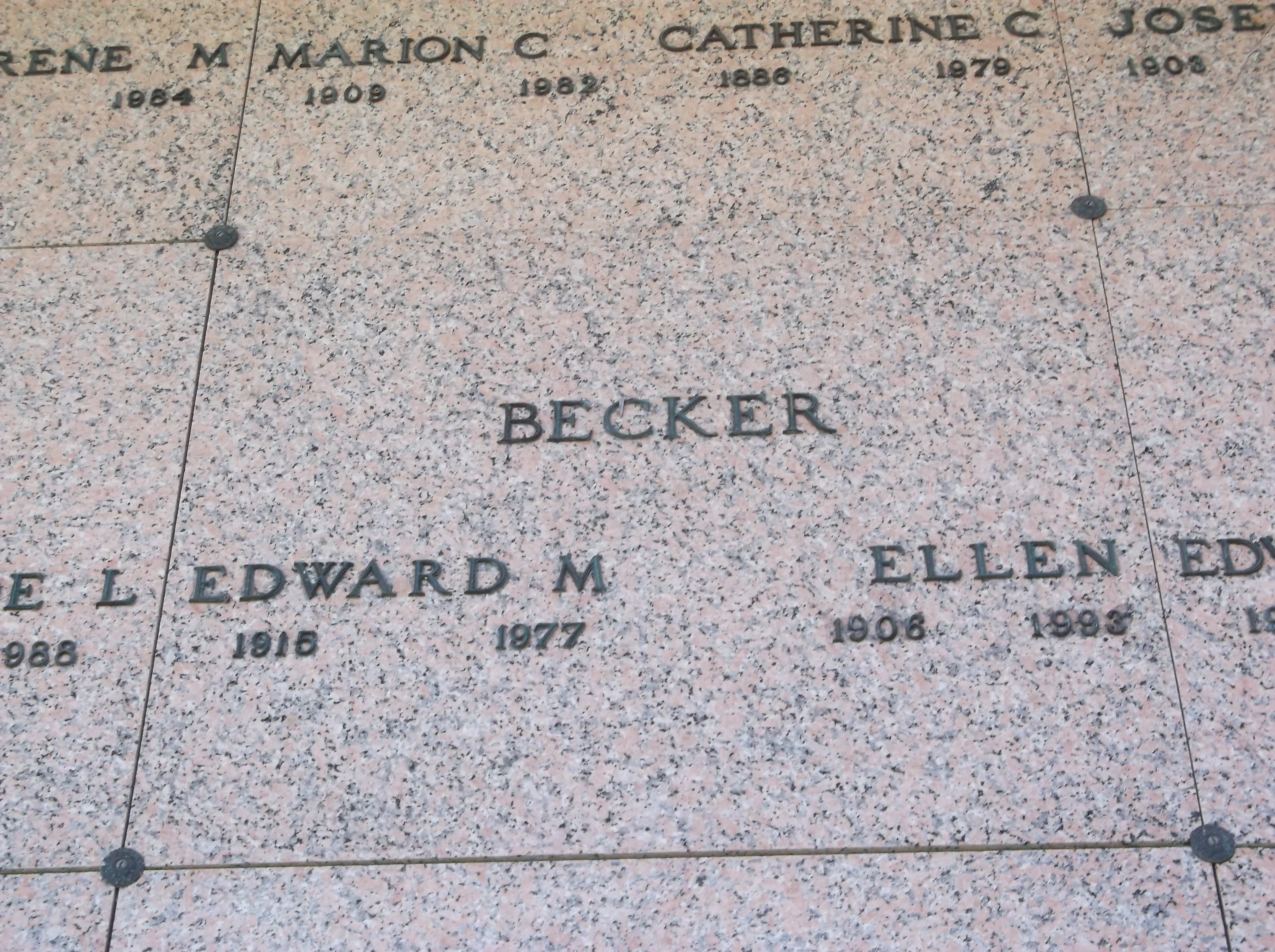Edward M Becker
