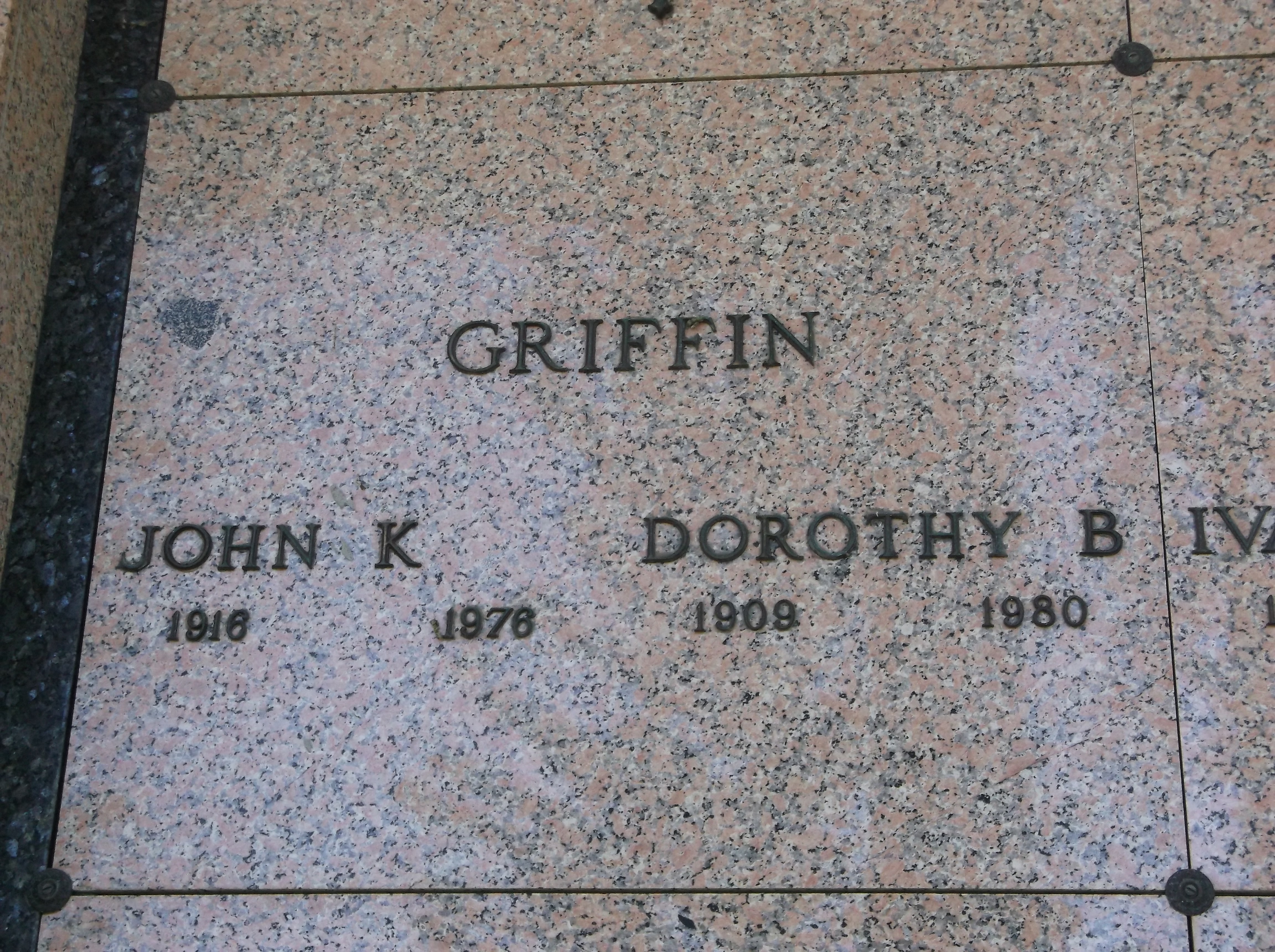 John K Griffin