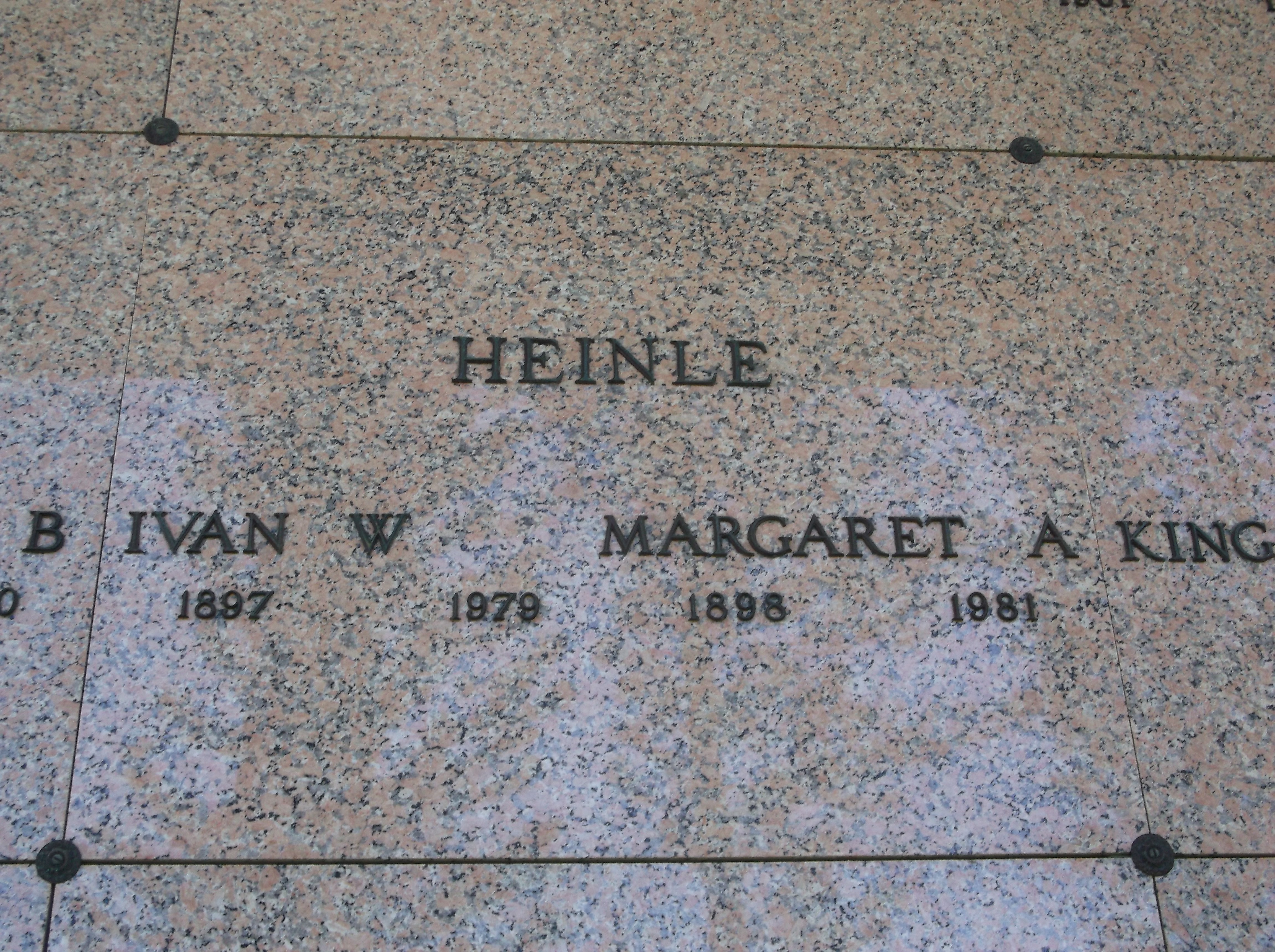 Margaret A Heinle