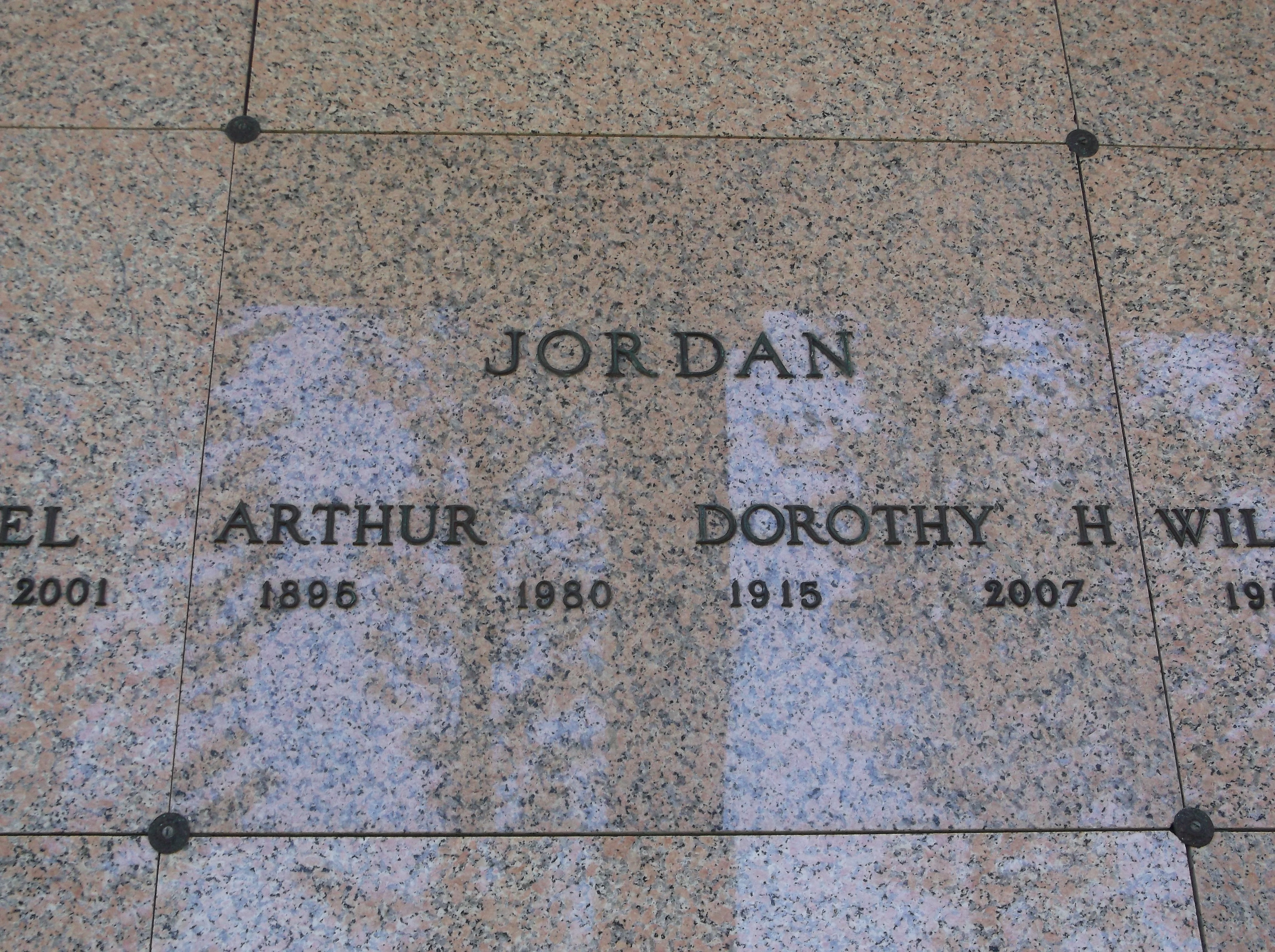 Dorothy H Jordan