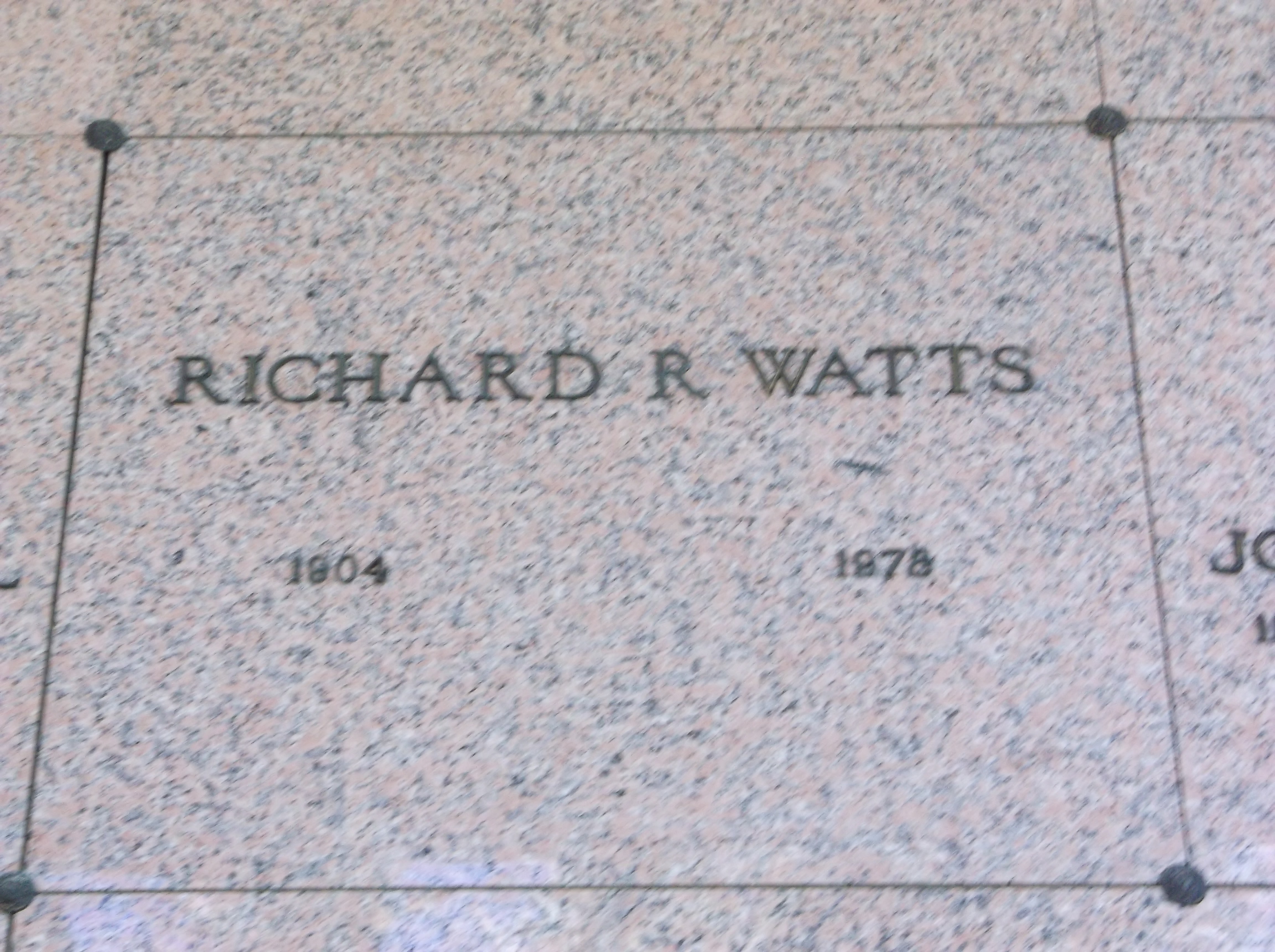 Richard R Watts