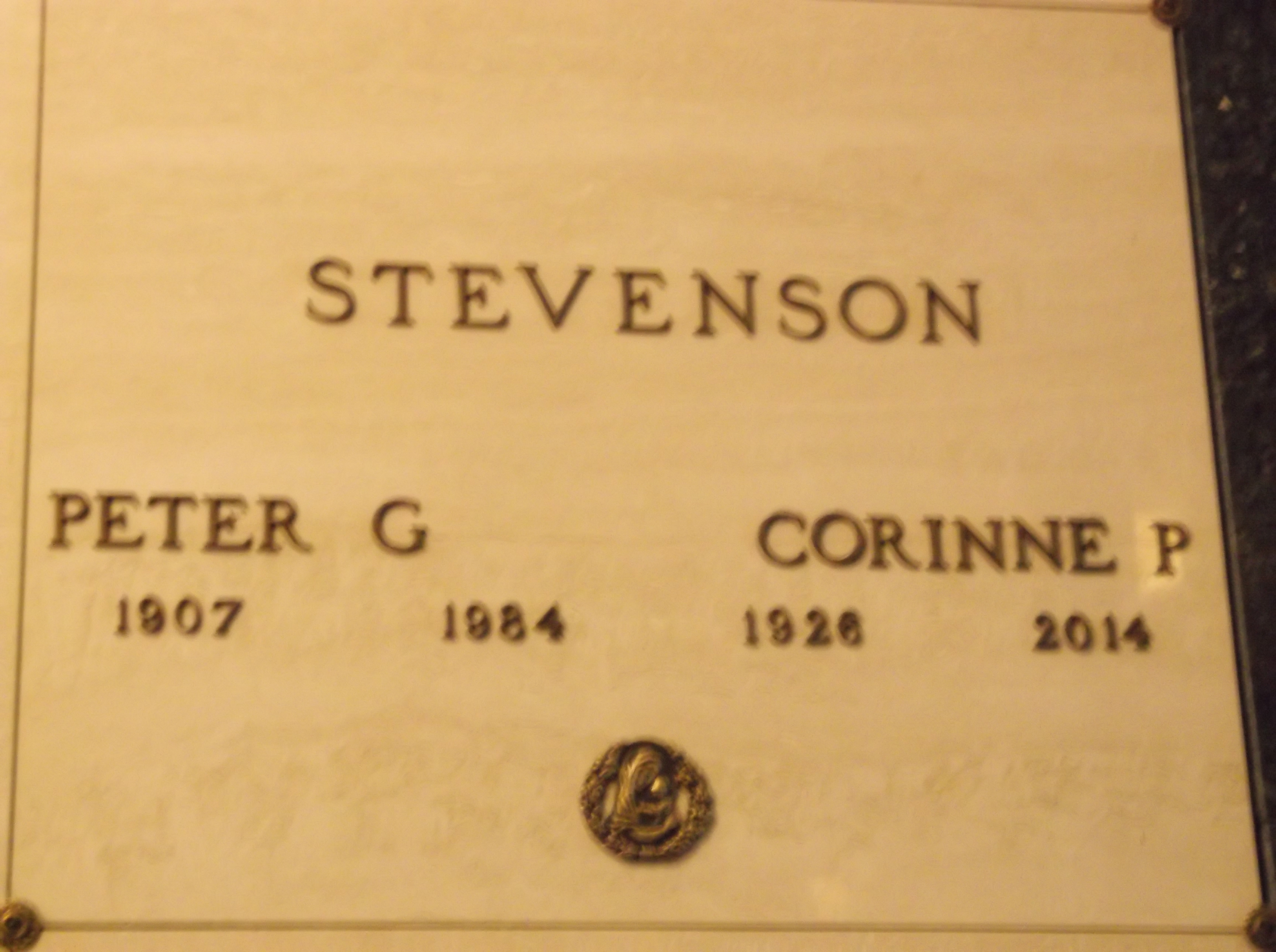 Peter G Stevenson