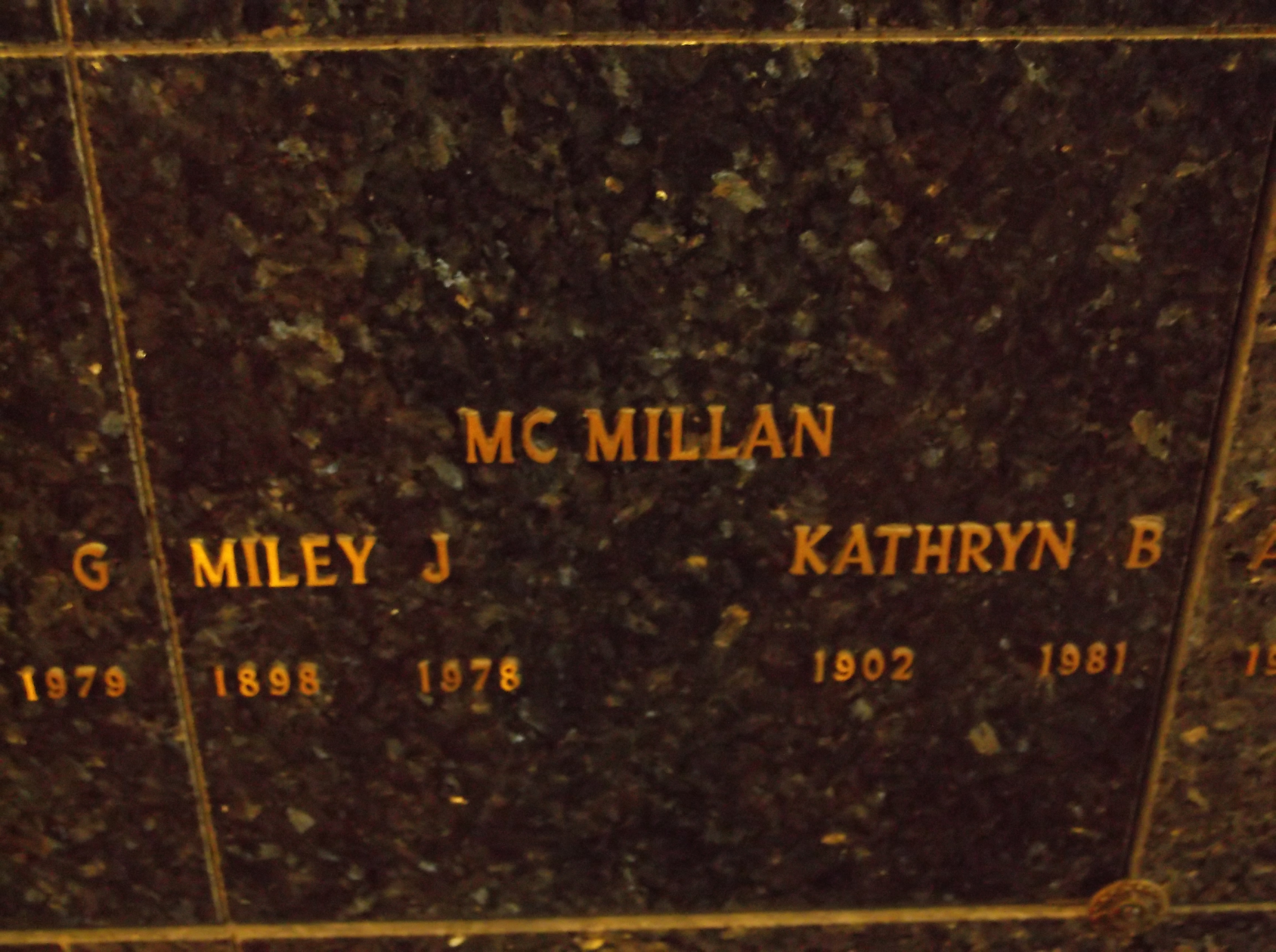 Kathryn B McMillan
