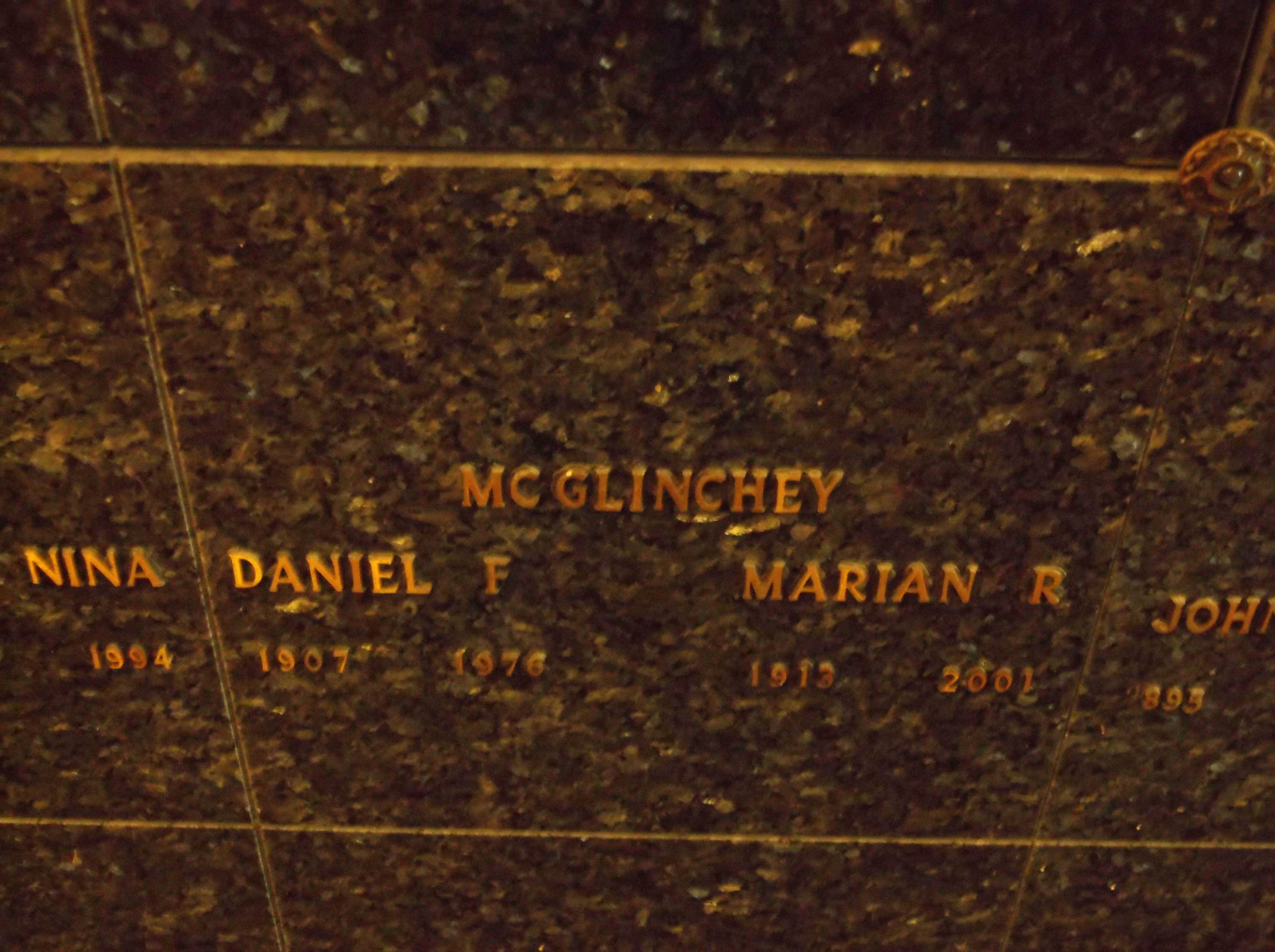 Marian R McGlinchey