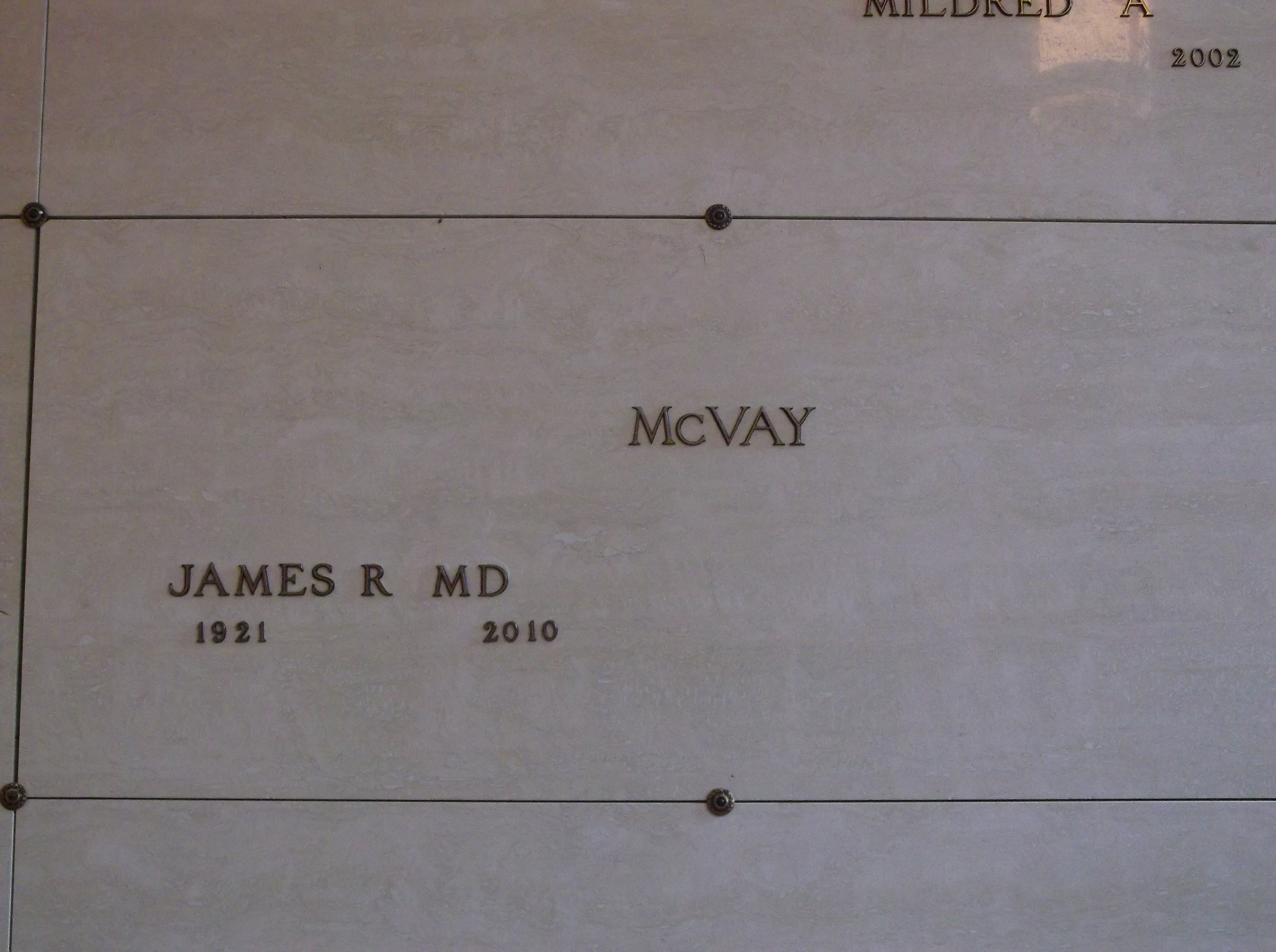 James R McVay