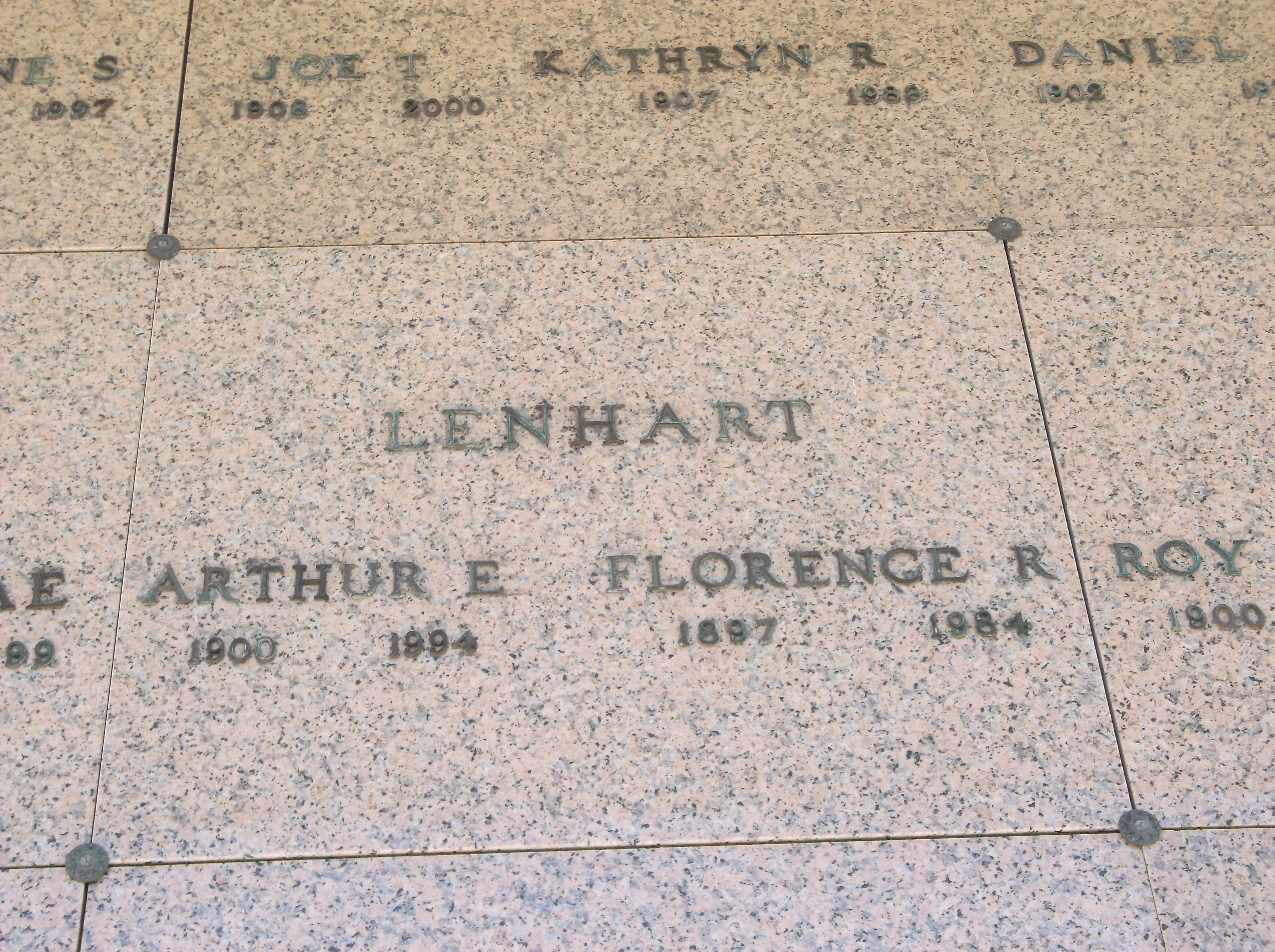Florence R Lenhart