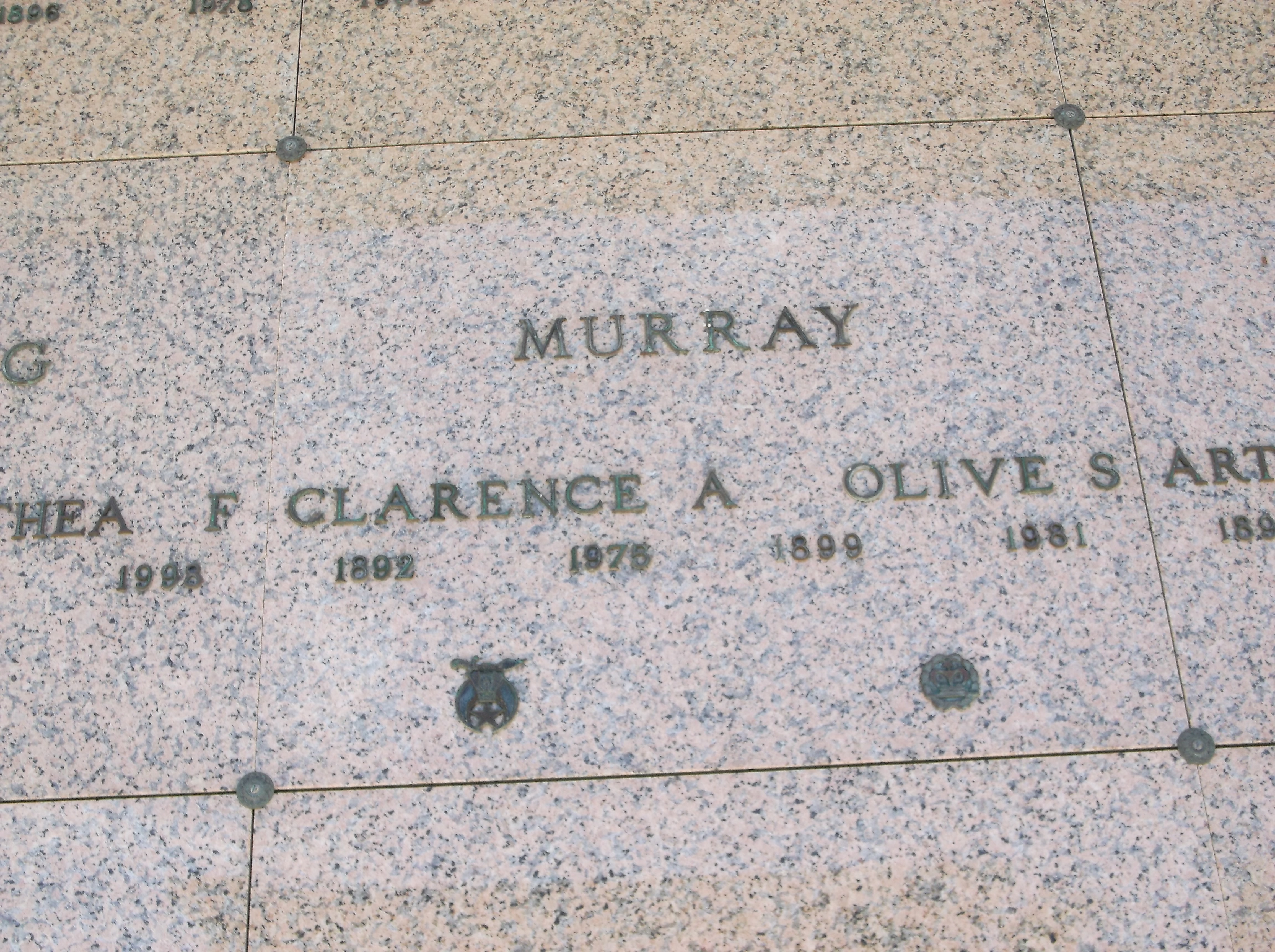 Clarence A Murray
