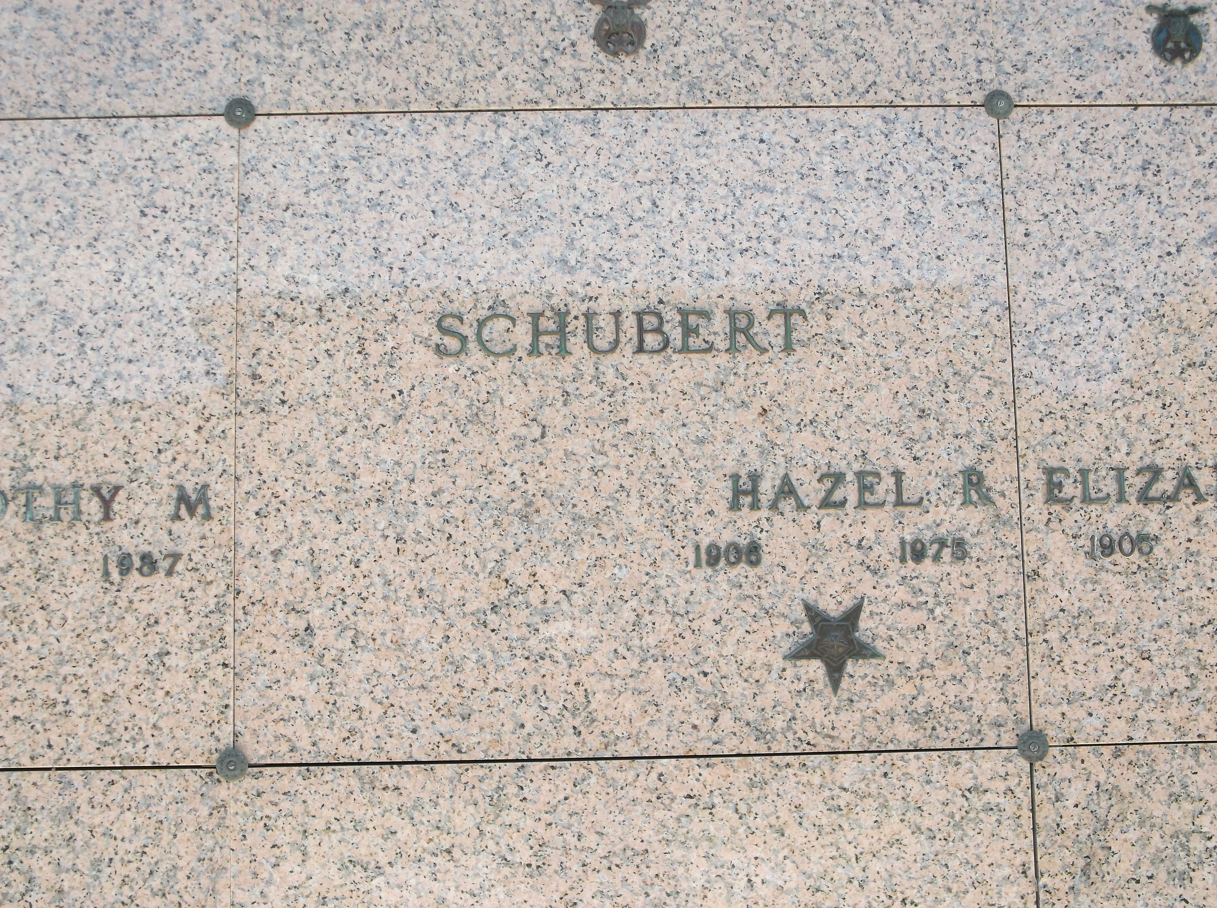 Hazel R Schubert