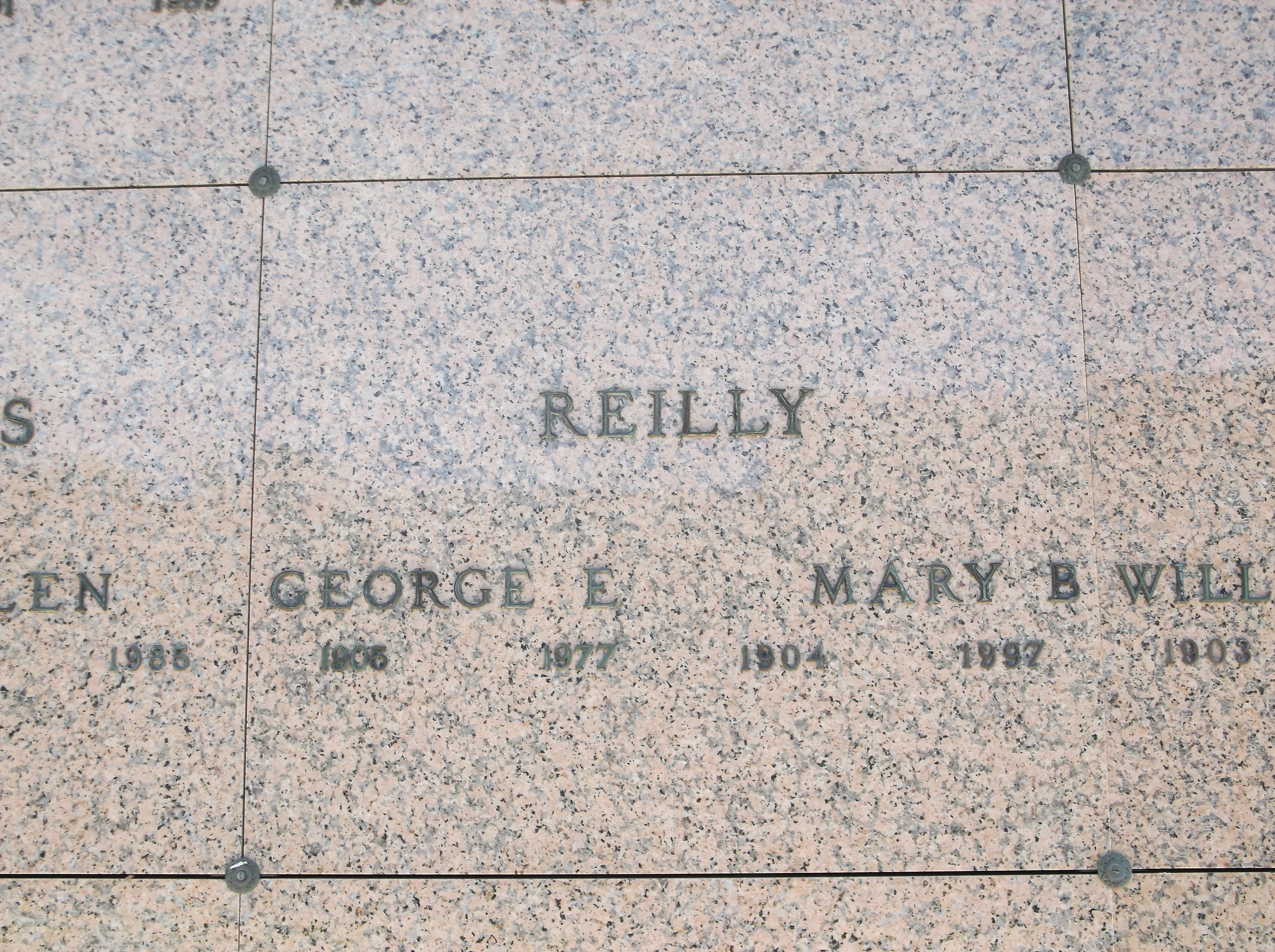 George E Reilly