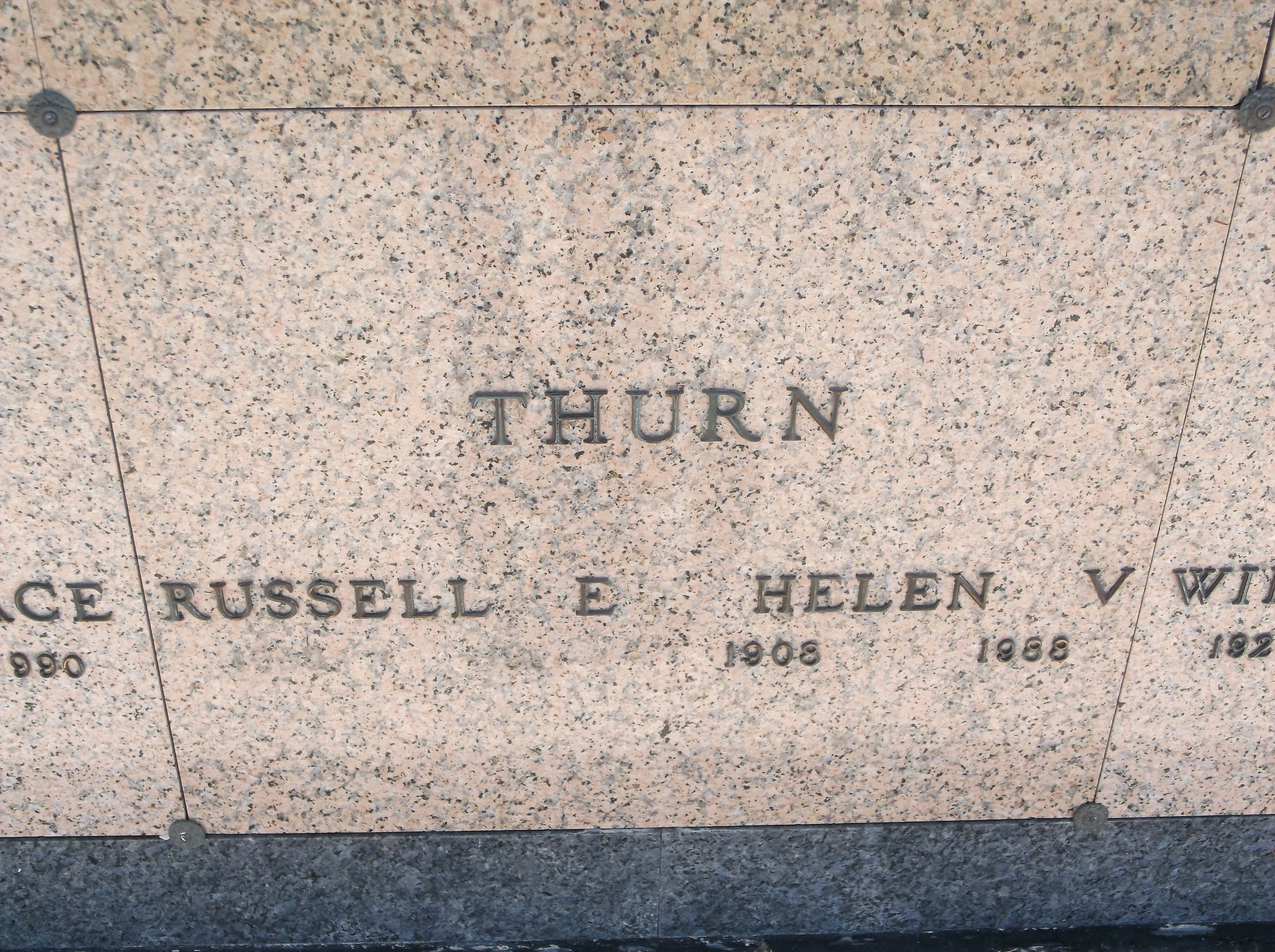 Helen V Thurn