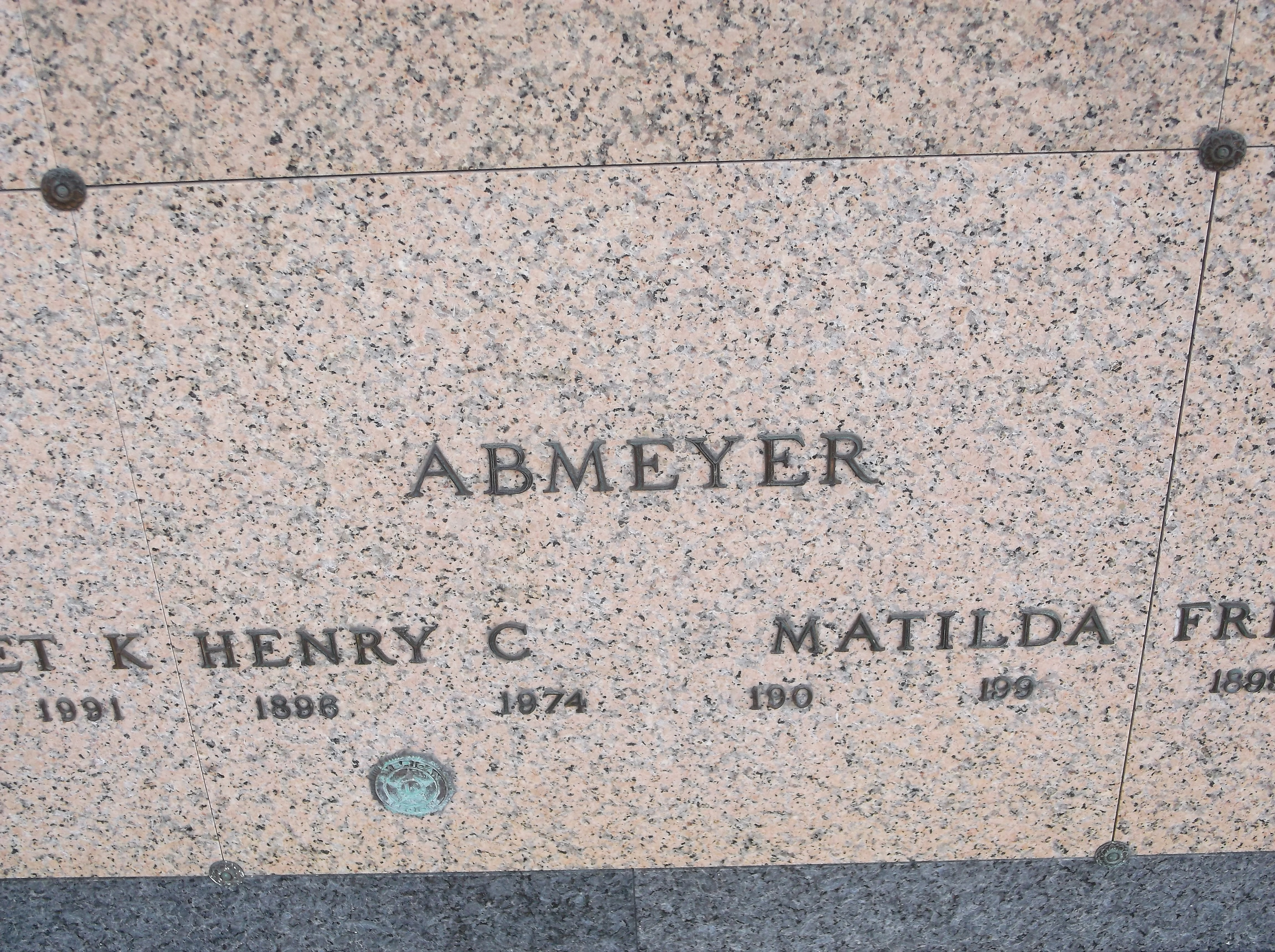 Henry C Abmeyer