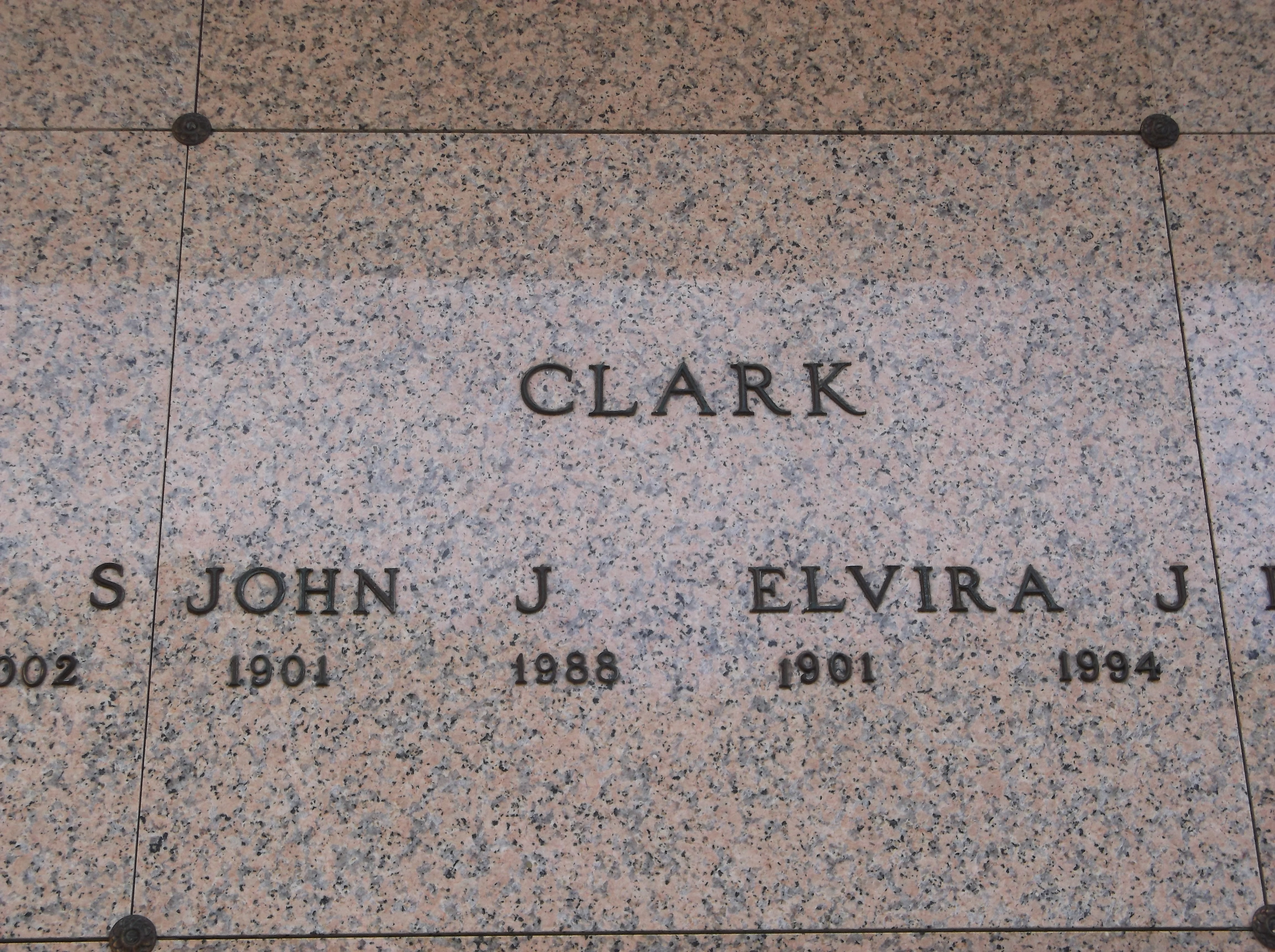Elvira J Clark