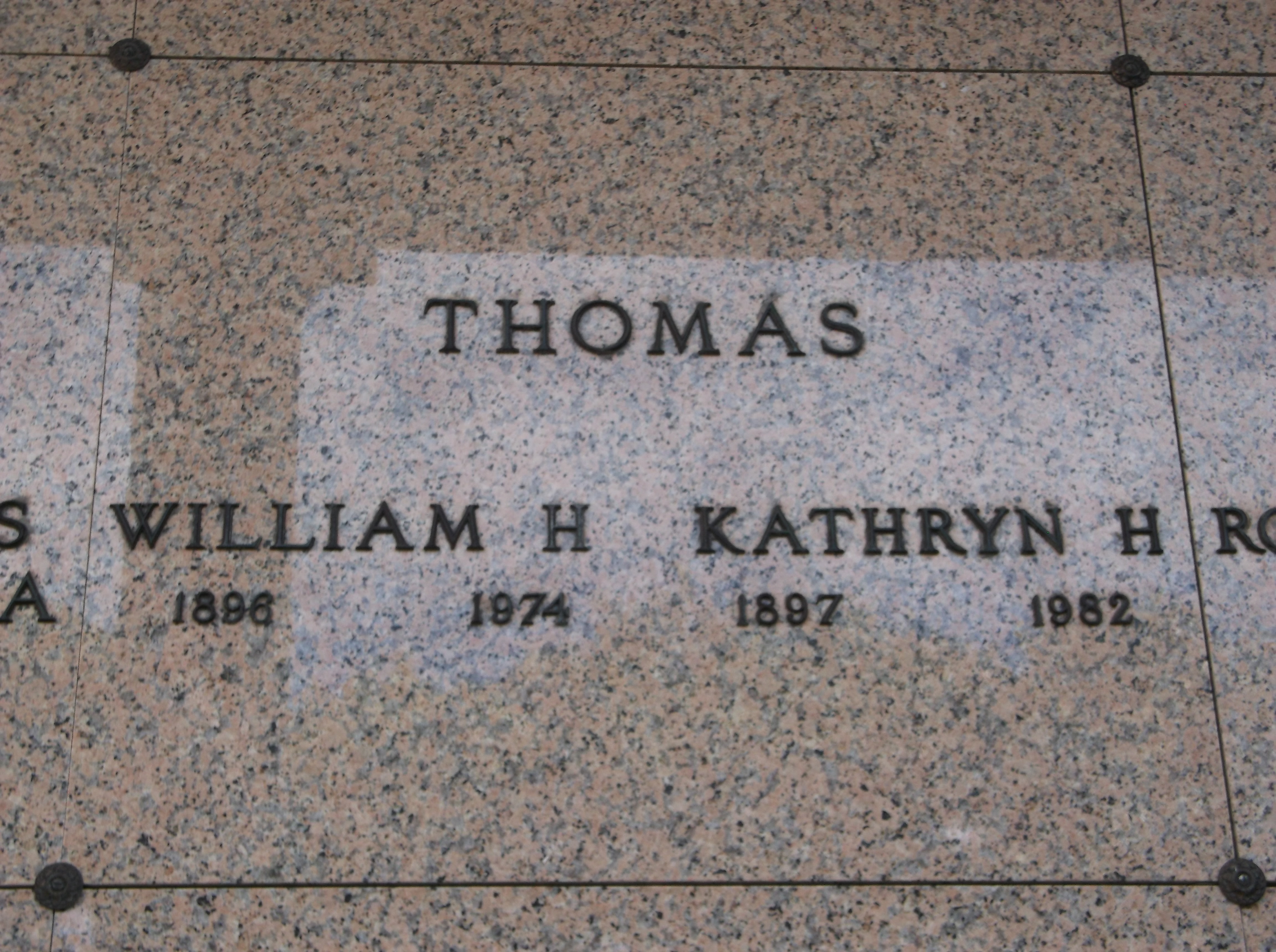 William H Thomas
