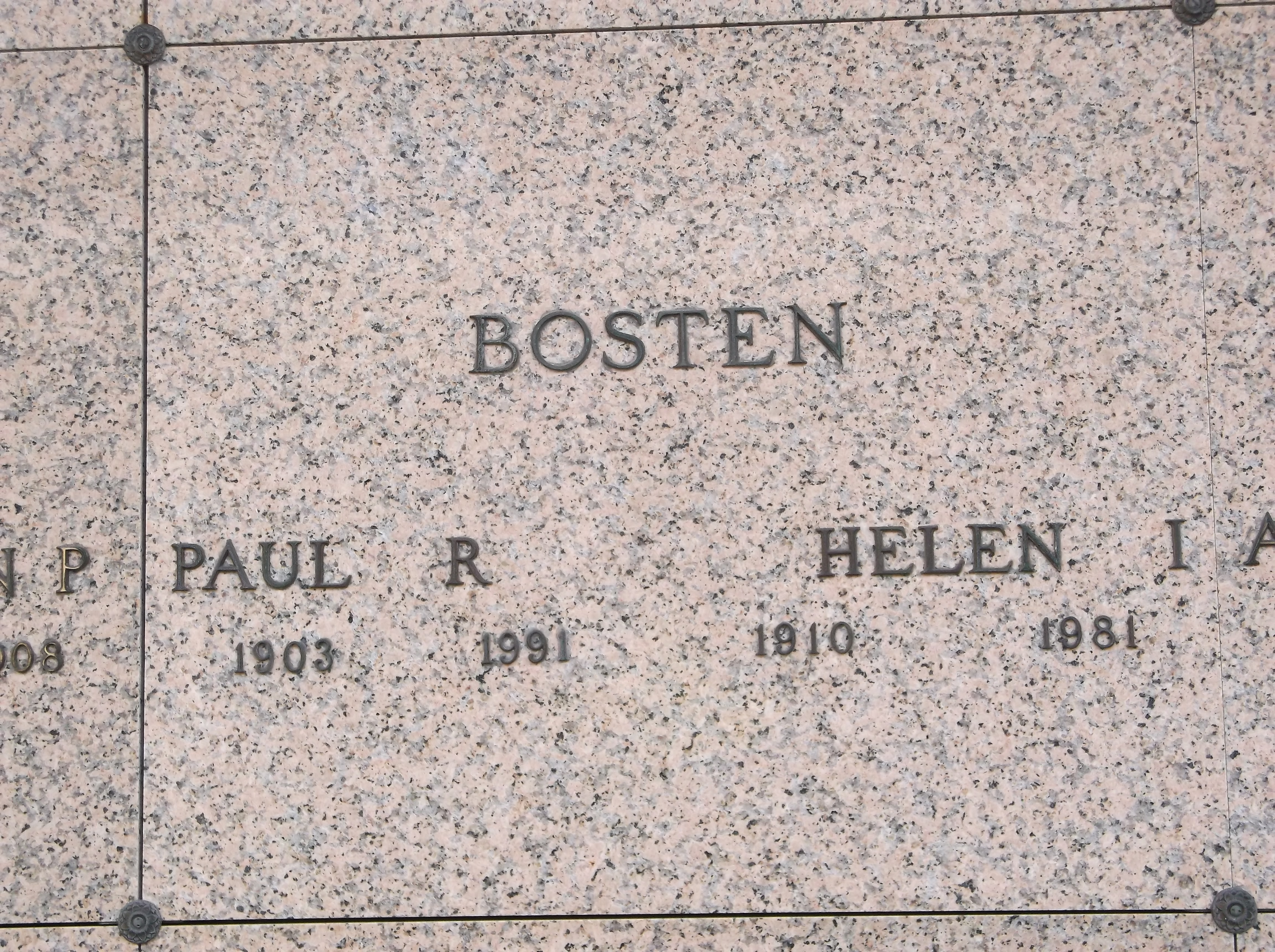 Helen I Bosten