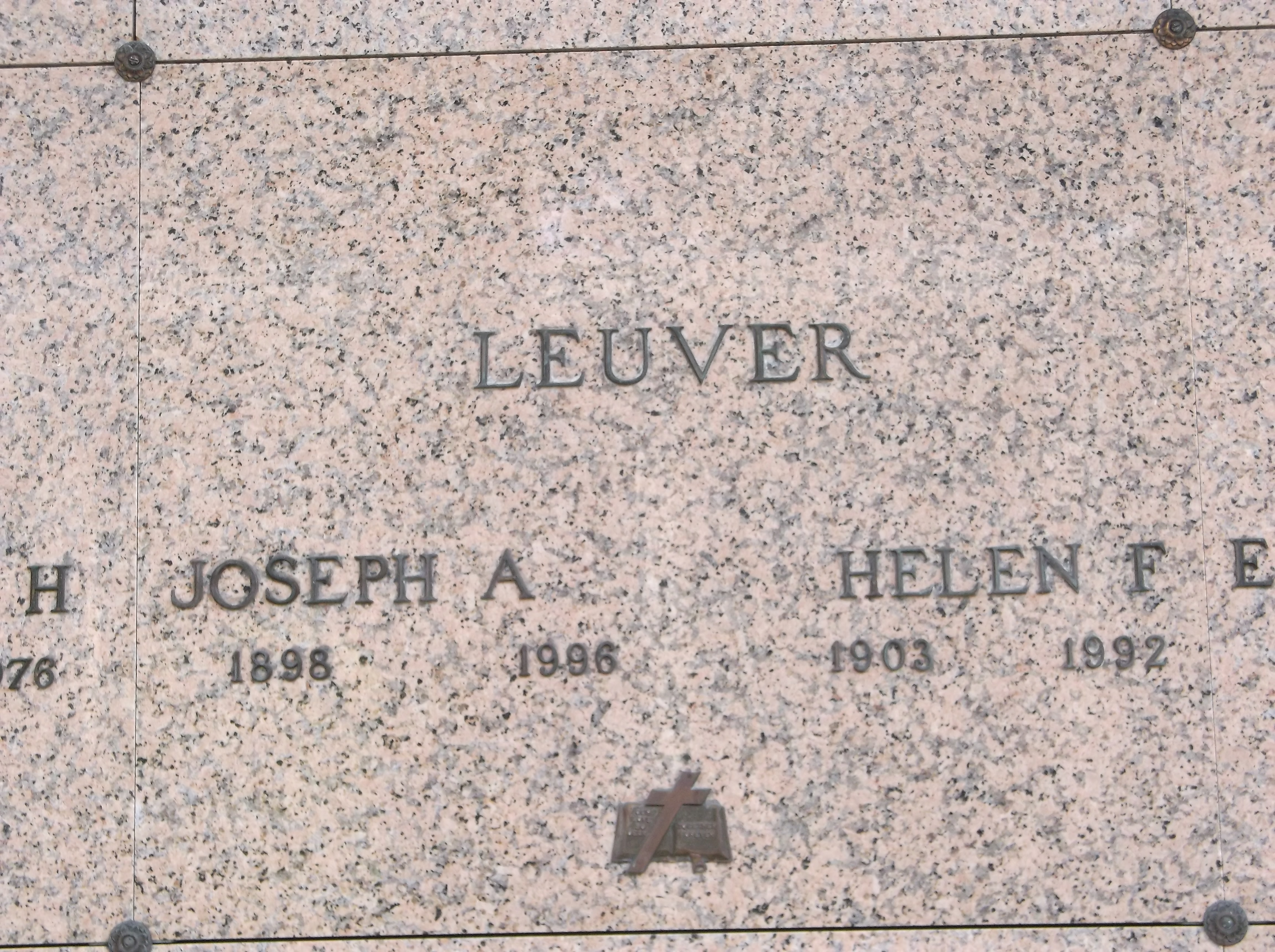 Joseph A Leuver