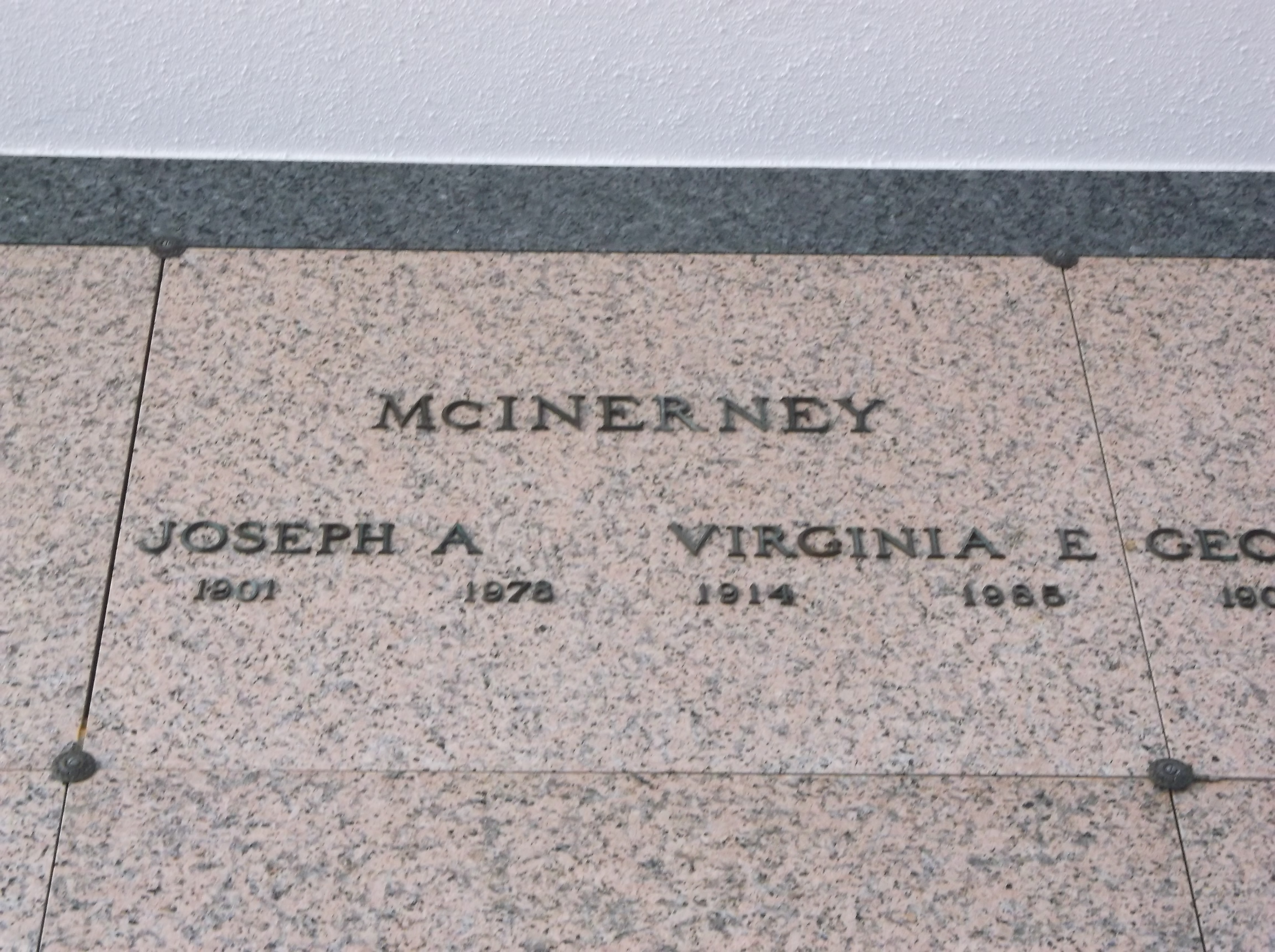Joseph A McInerney