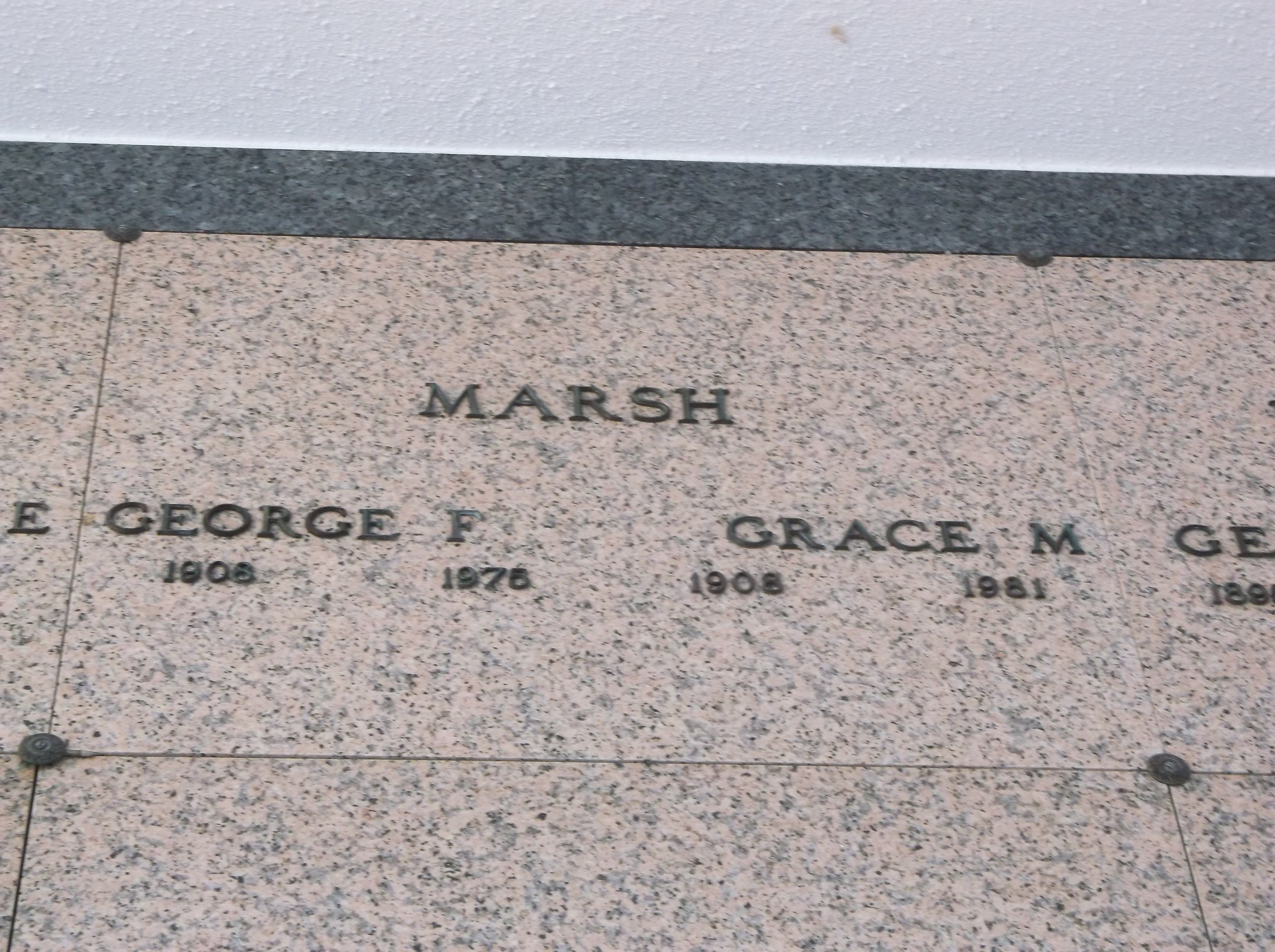 Grace M Marsh