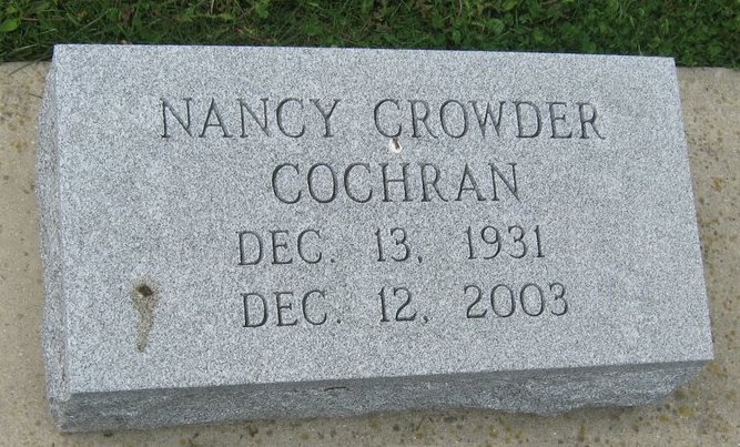 Nancy Crowder Cochran