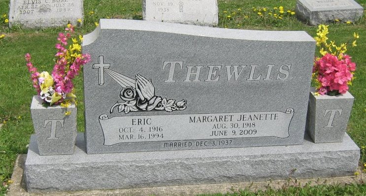 Margaret Jeanette Thewlis