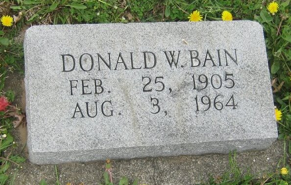 Donald W Bain