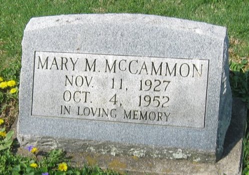 Mary M McCammon