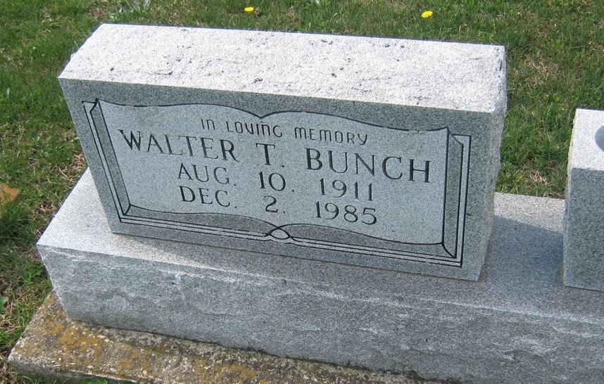 Walter T Bunch