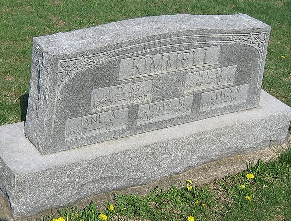 J D Kimmell, Sr