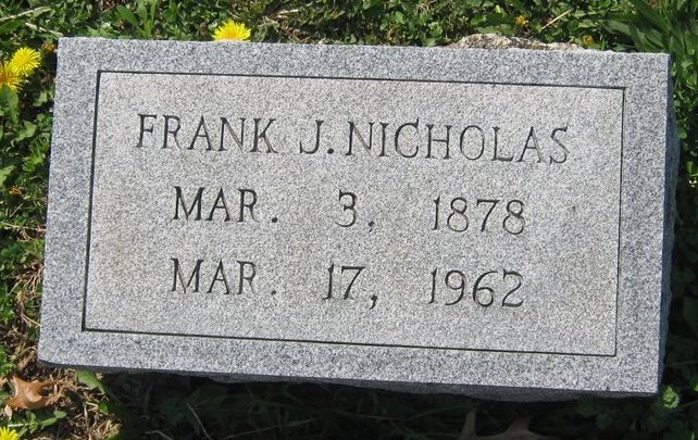 Frank J Nicholas