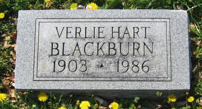 Verlie Hart Blackburn