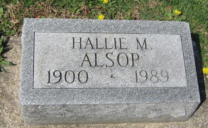 Hallie M Alsop