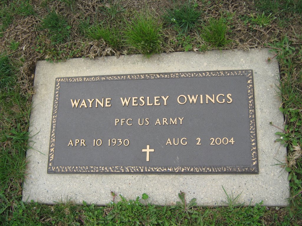 PFC Wayne Wesley Owings