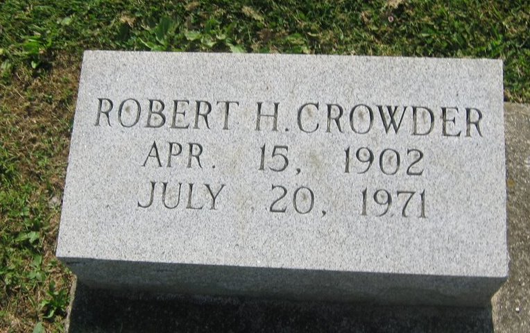 Robert H Crowder