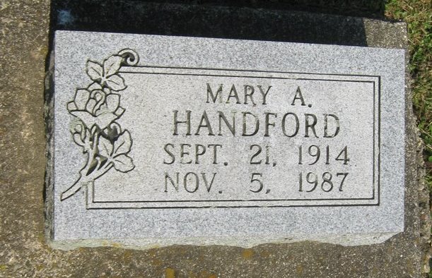 Mary A Handford