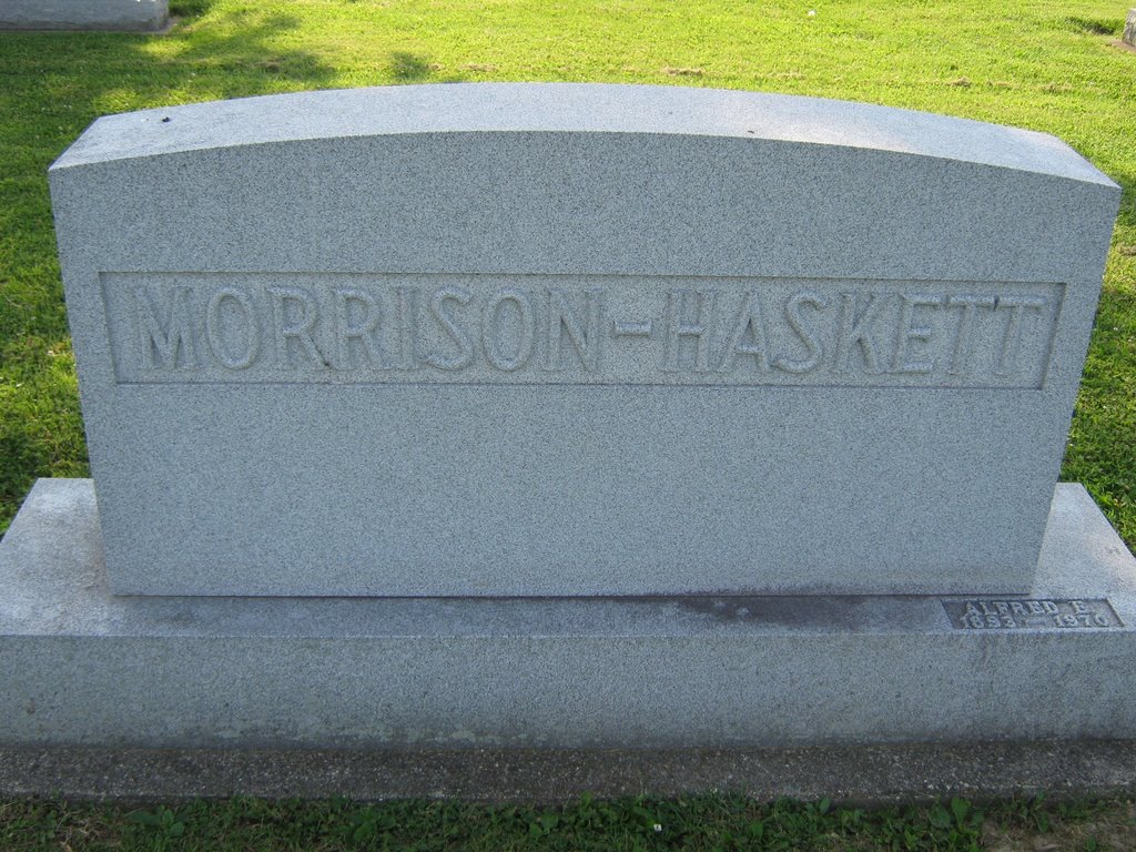 Alfred E Morrison-Haskett