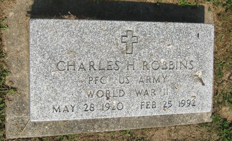 PFC Charles H Robbins