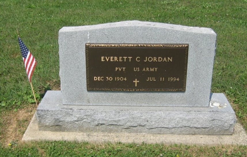 Pvt Everett C Jordan