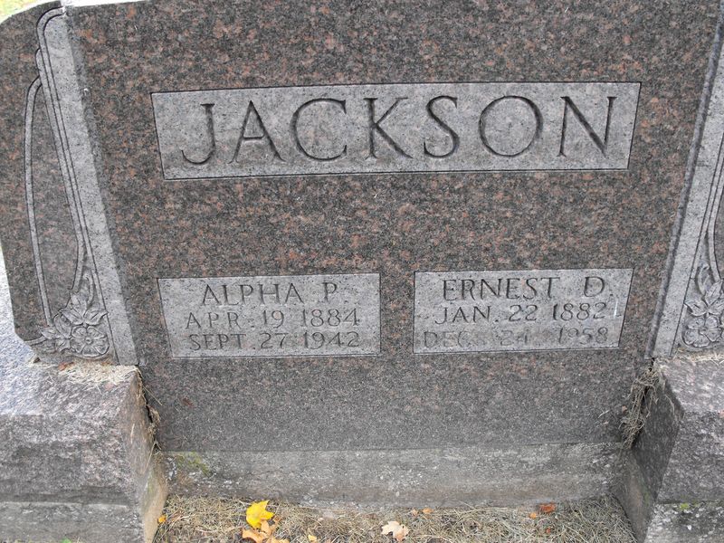 Alpha P Jackson
