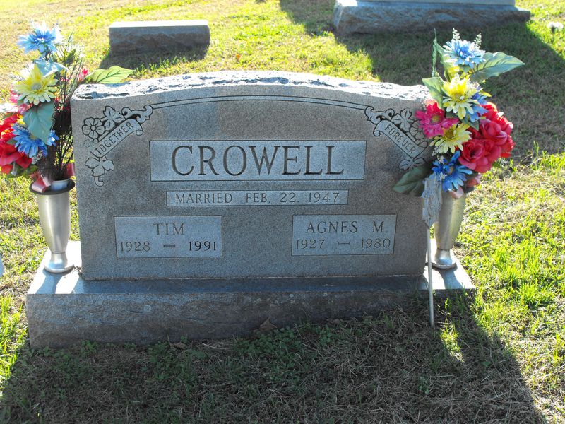 Agnes M Crowell