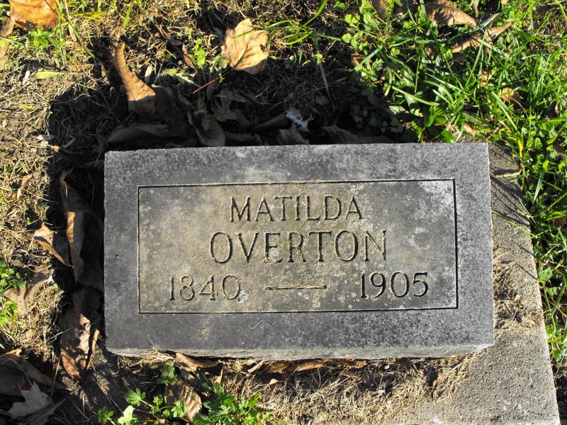 Matilda S Overton