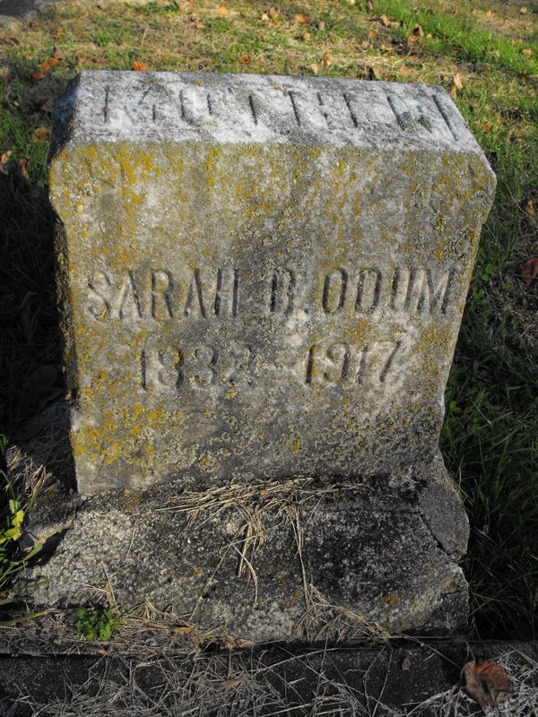 Sarah B Odum